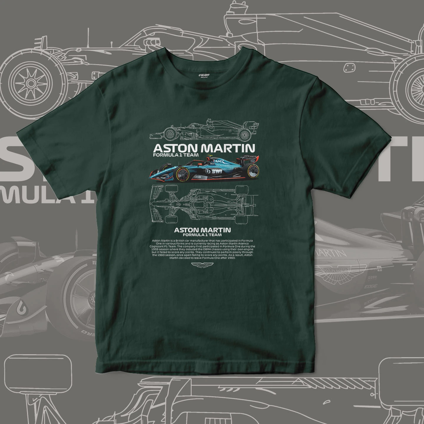 Open Wheel Racing Blueprint | Unisex Jersey Short Sleeve Tee - Image 14