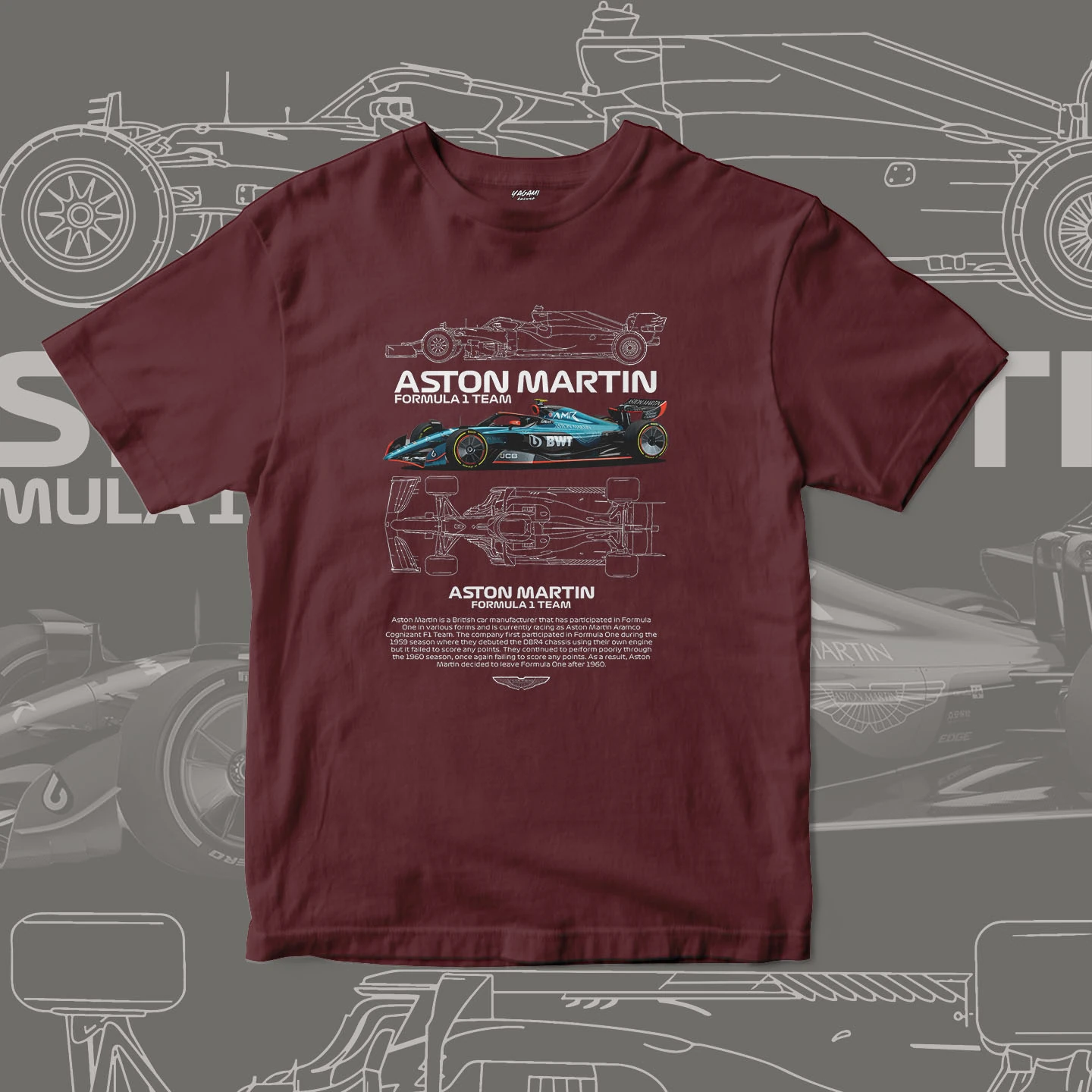 Open Wheel Racing Blueprint | Unisex Jersey Short Sleeve Tee - Image 13