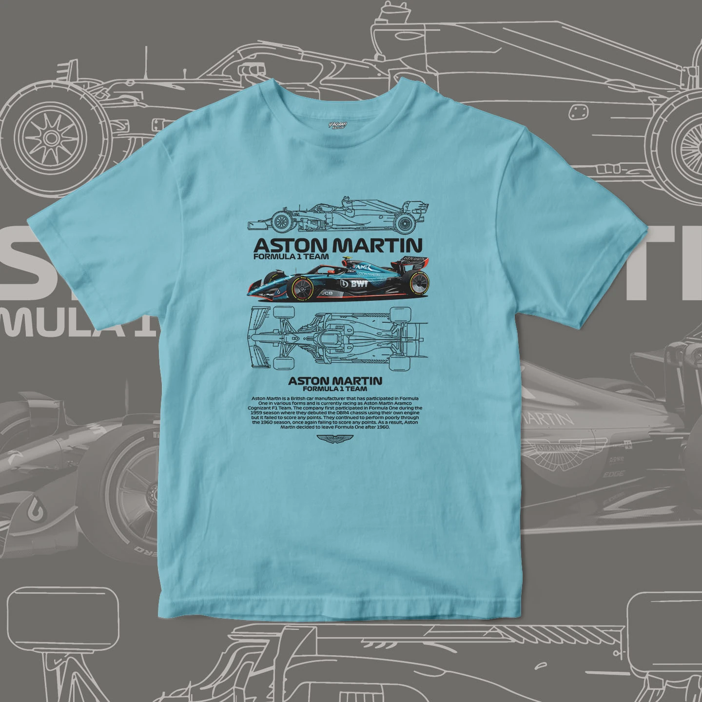 Open Wheel Racing Blueprint | Unisex Jersey Short Sleeve Tee - Image 6