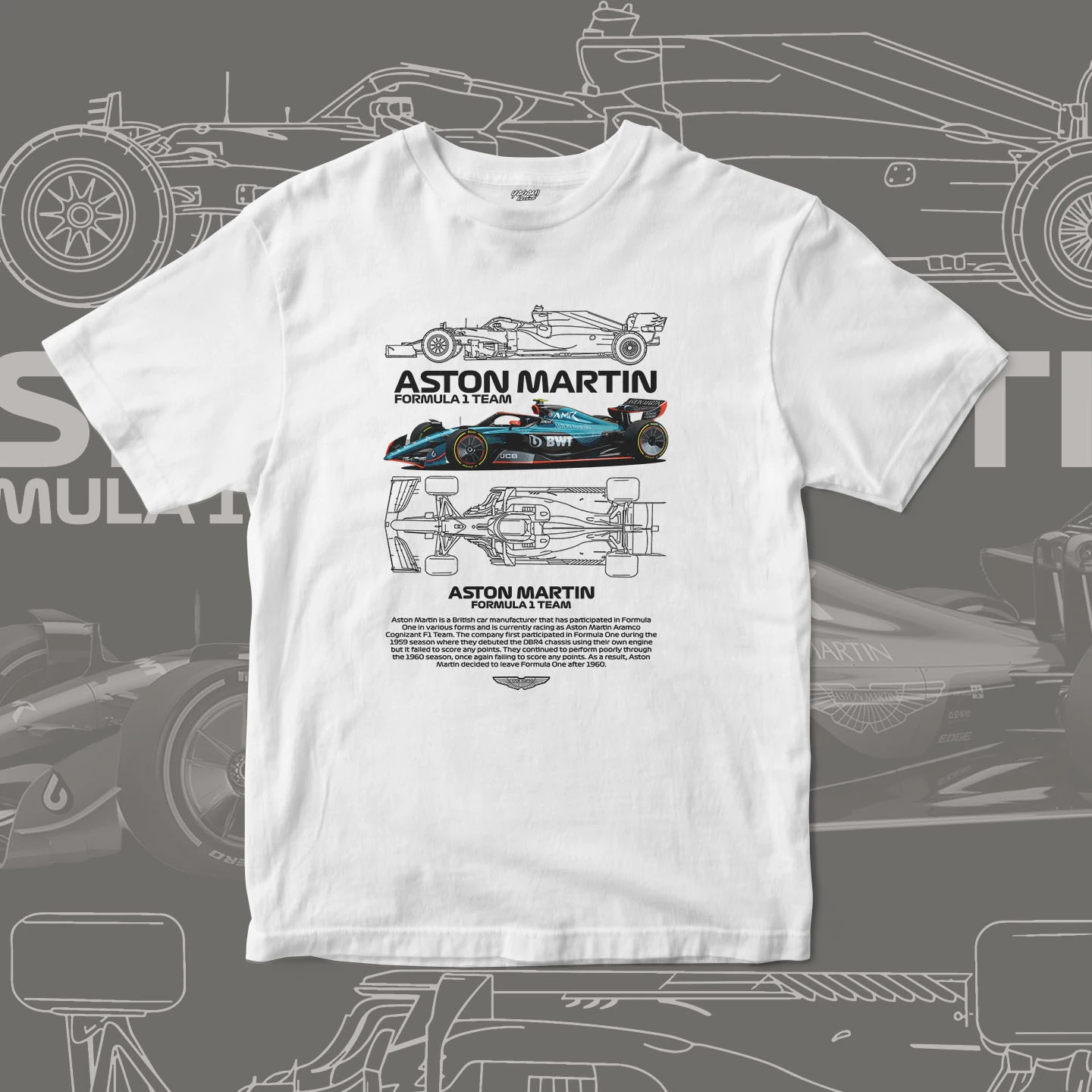 Open Wheel Racing Blueprint | Unisex Jersey Short Sleeve Tee - Image 5