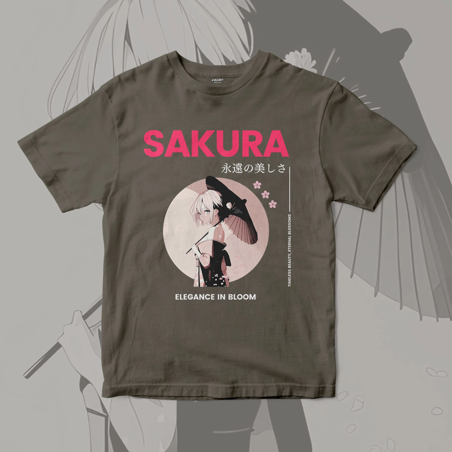 Sakura Umbrella Elegance | Unisex Jersey Short Sleeve Tee - Image 13