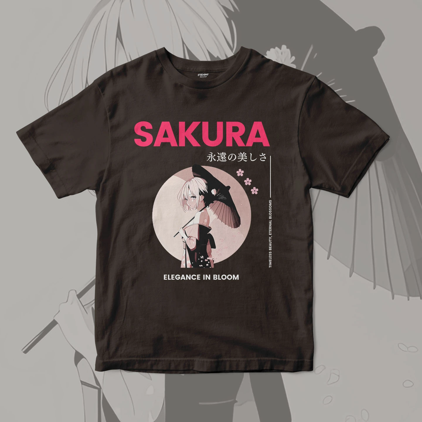 Sakura Umbrella Elegance | Unisex Jersey Short Sleeve Tee - Image 11