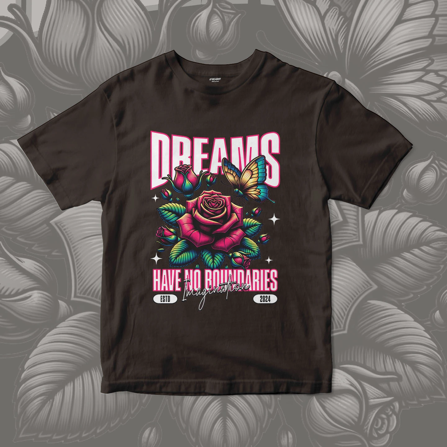 Dream Rose Wings | Unisex Jersey Short Sleeve Tee - Image 15