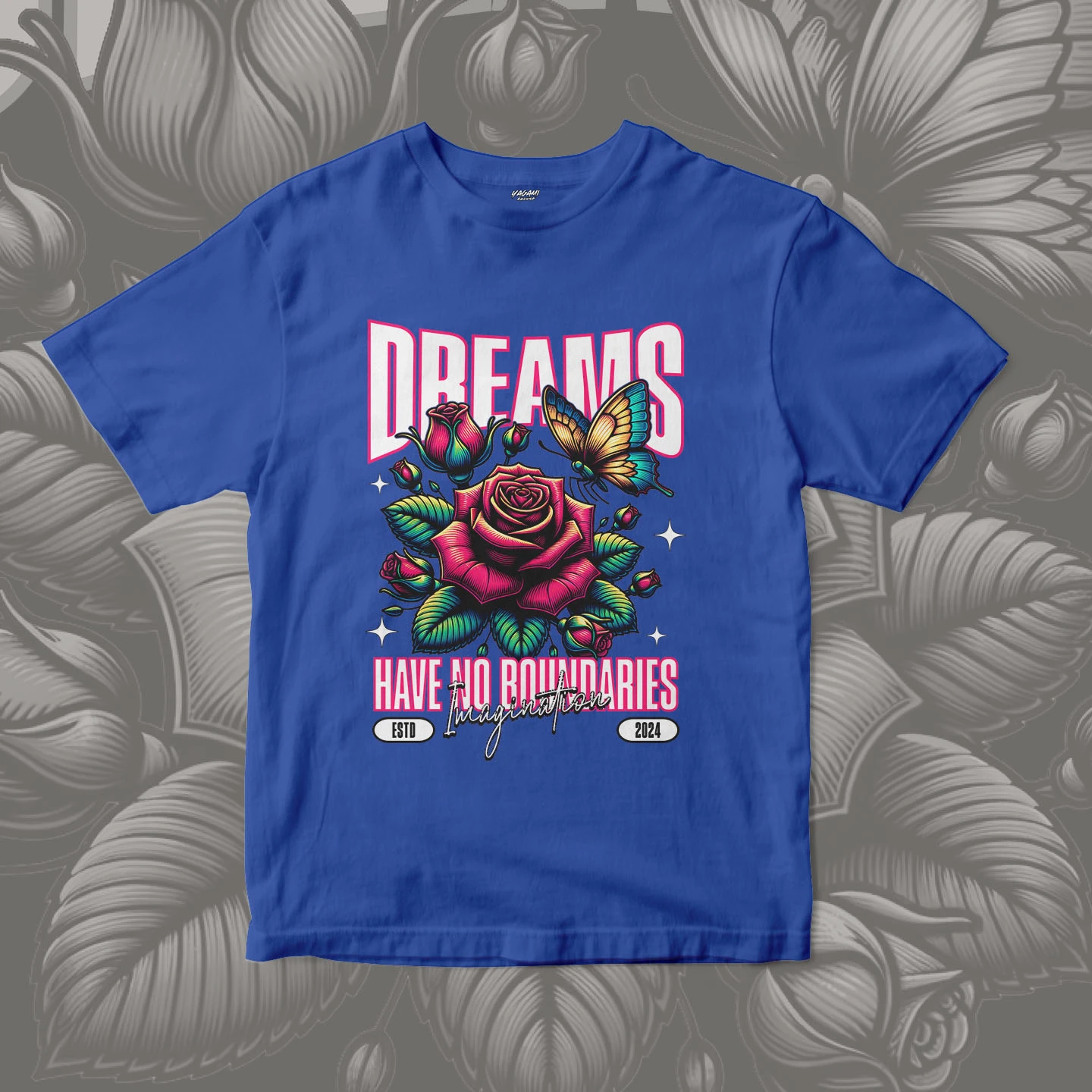 Dream Rose Wings | Unisex Jersey Short Sleeve Tee - Image 5
