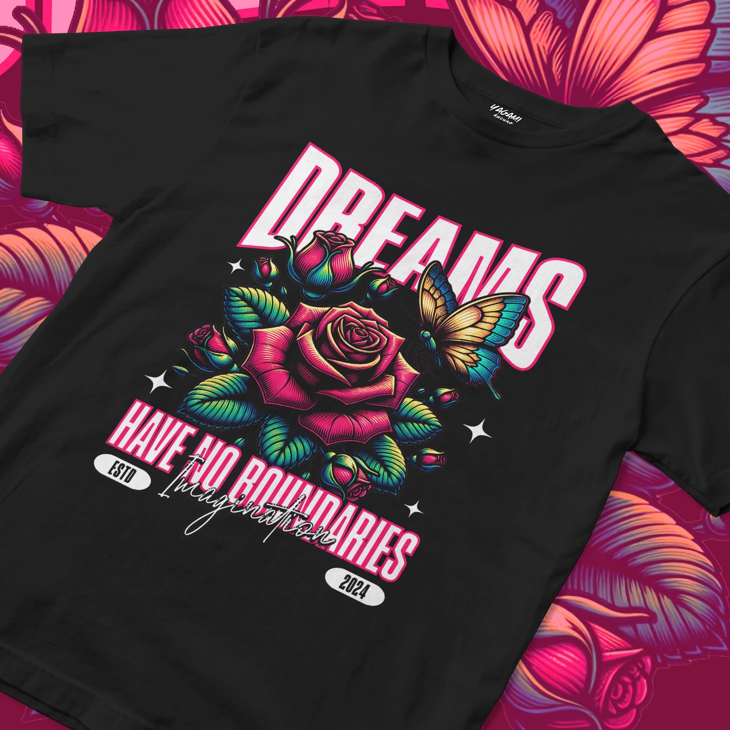 Dream Rose Wings | Unisex Jersey Short Sleeve Tee