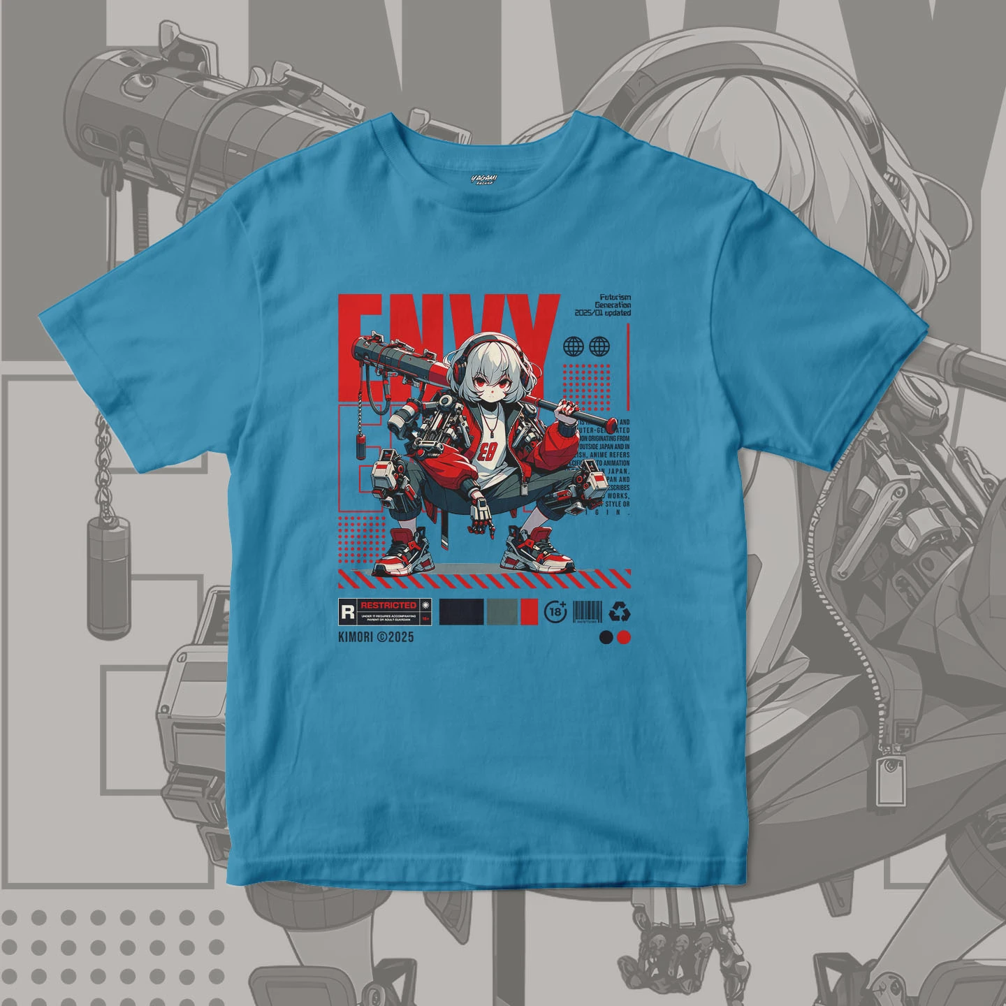Cyber Rebel Girl | Unisex Jersey Short Sleeve Tee - Image 11