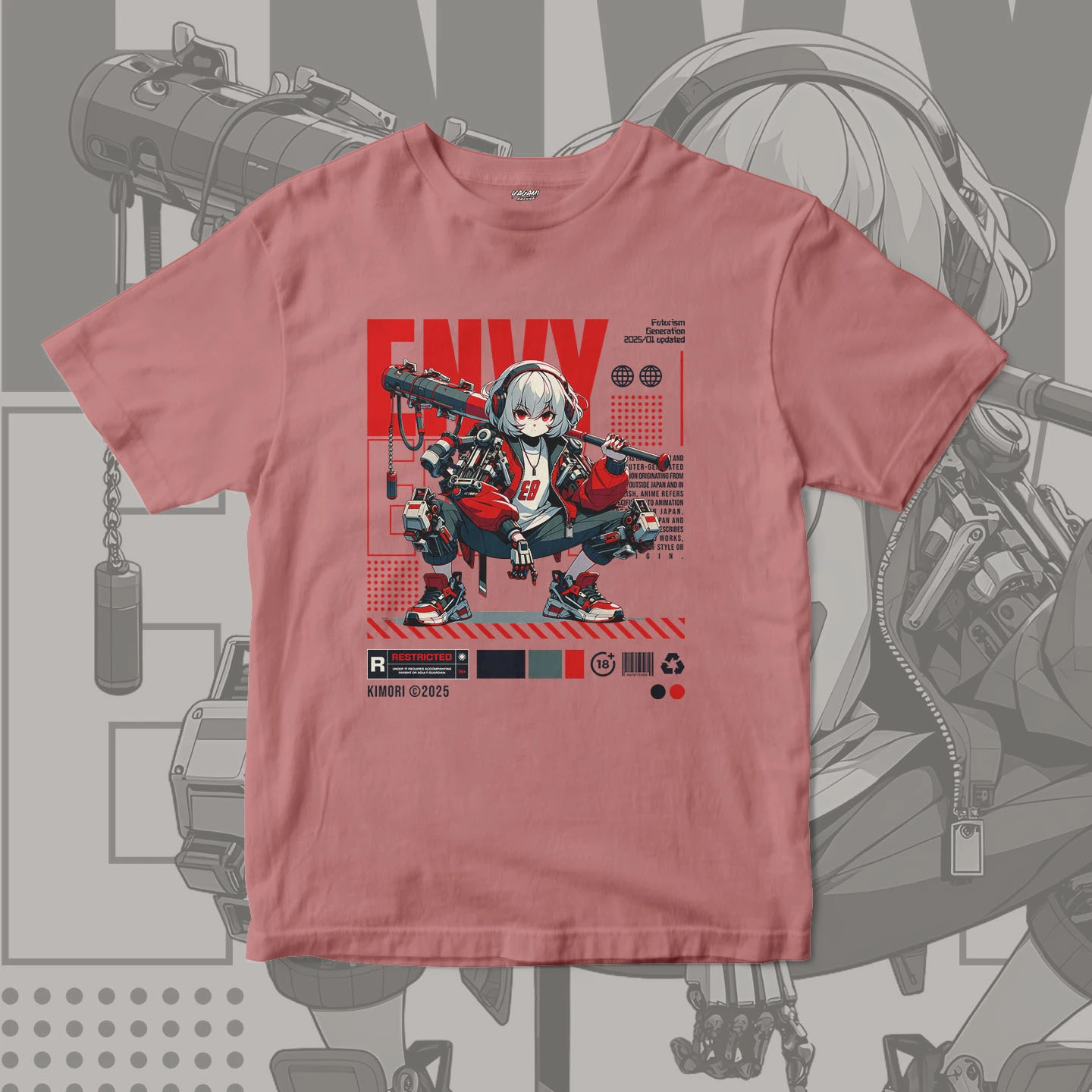 Cyber Rebel Girl | Unisex Jersey Short Sleeve Tee - Image 7