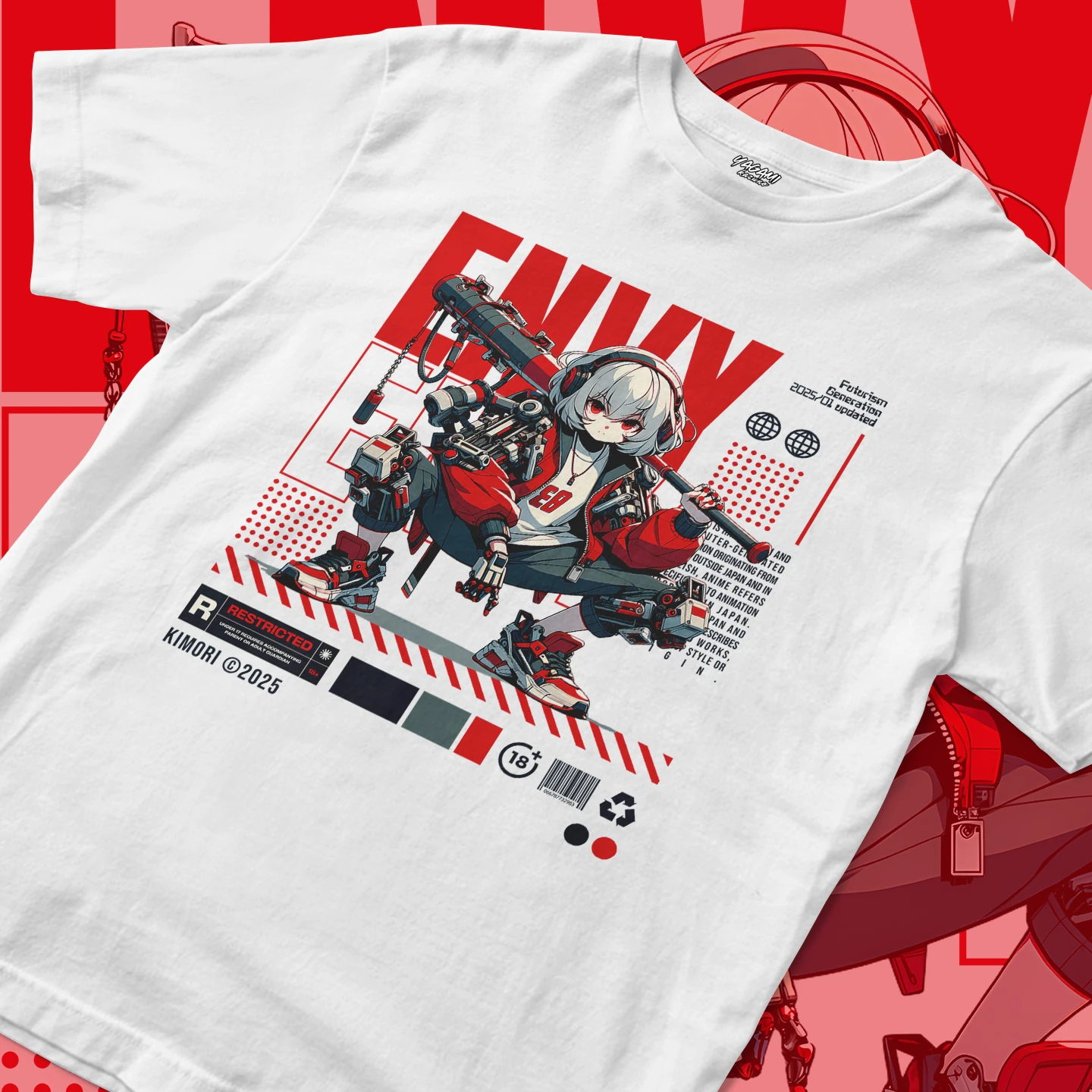 Cyber Rebel Girl | Unisex Jersey Short Sleeve Tee