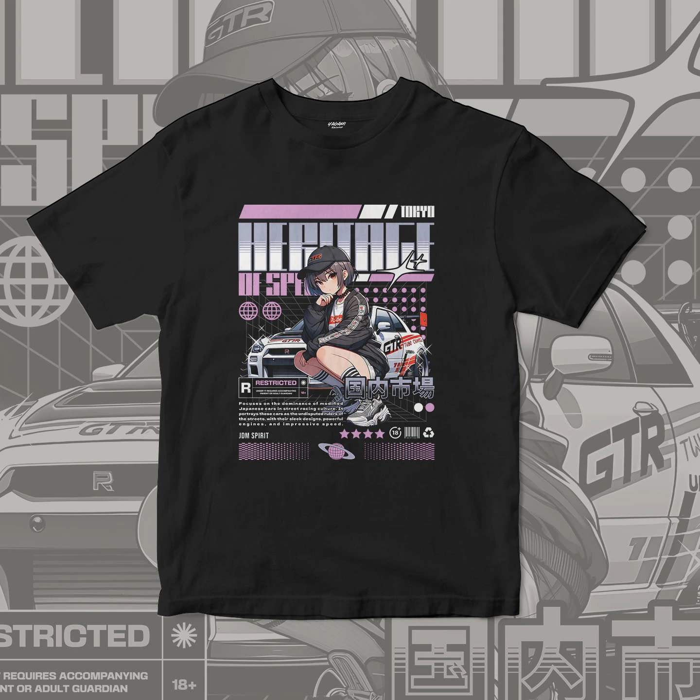 Heart of Speed Girl | Unisex Jersey Short Sleeve Tee - Image 3