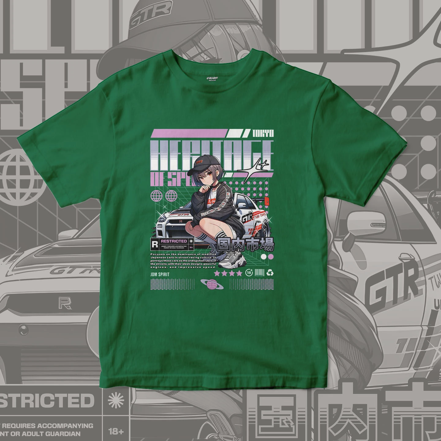 Heart of Speed Girl | Unisex Jersey Short Sleeve Tee - Image 9