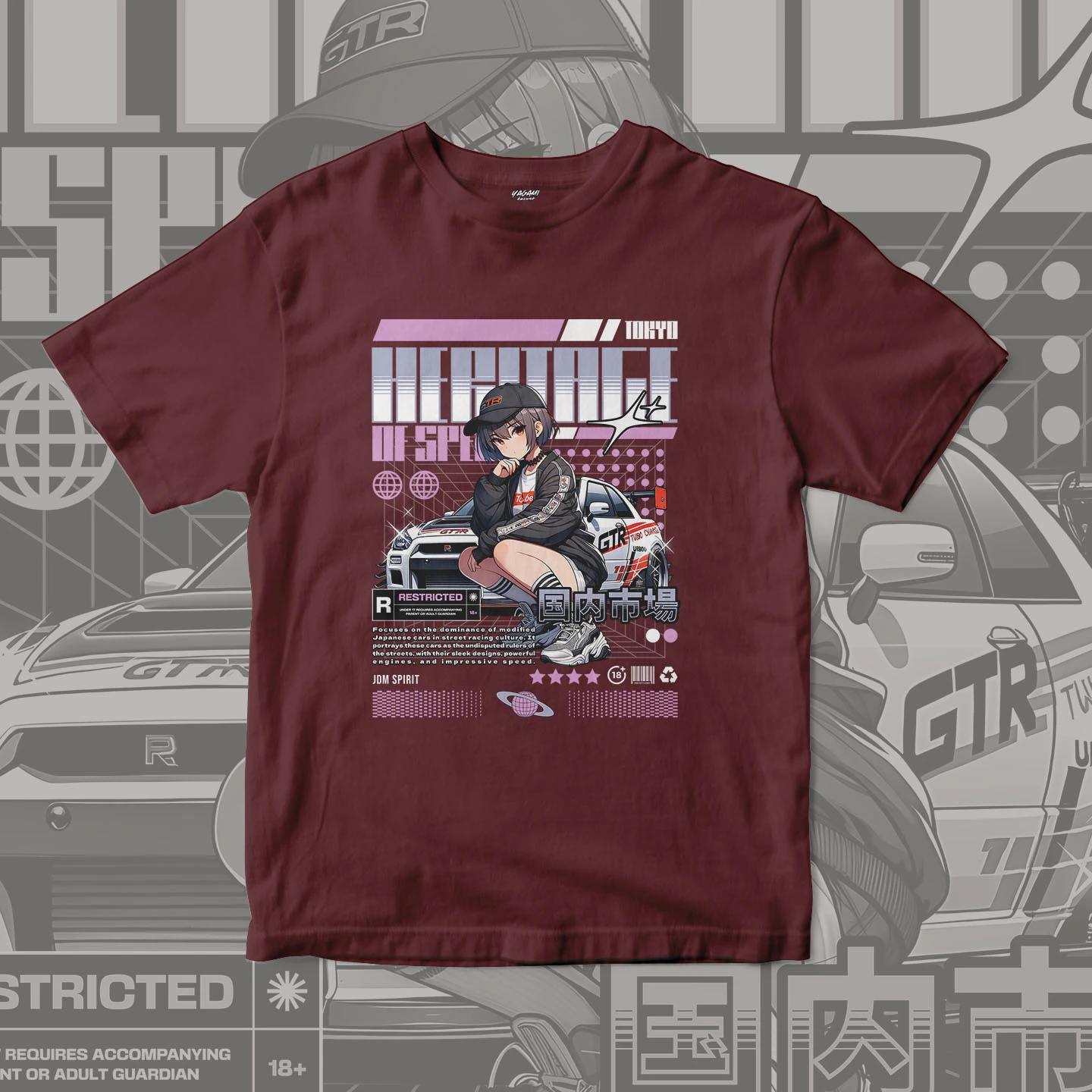 Heart of Speed Girl | Unisex Jersey Short Sleeve Tee - Image 8