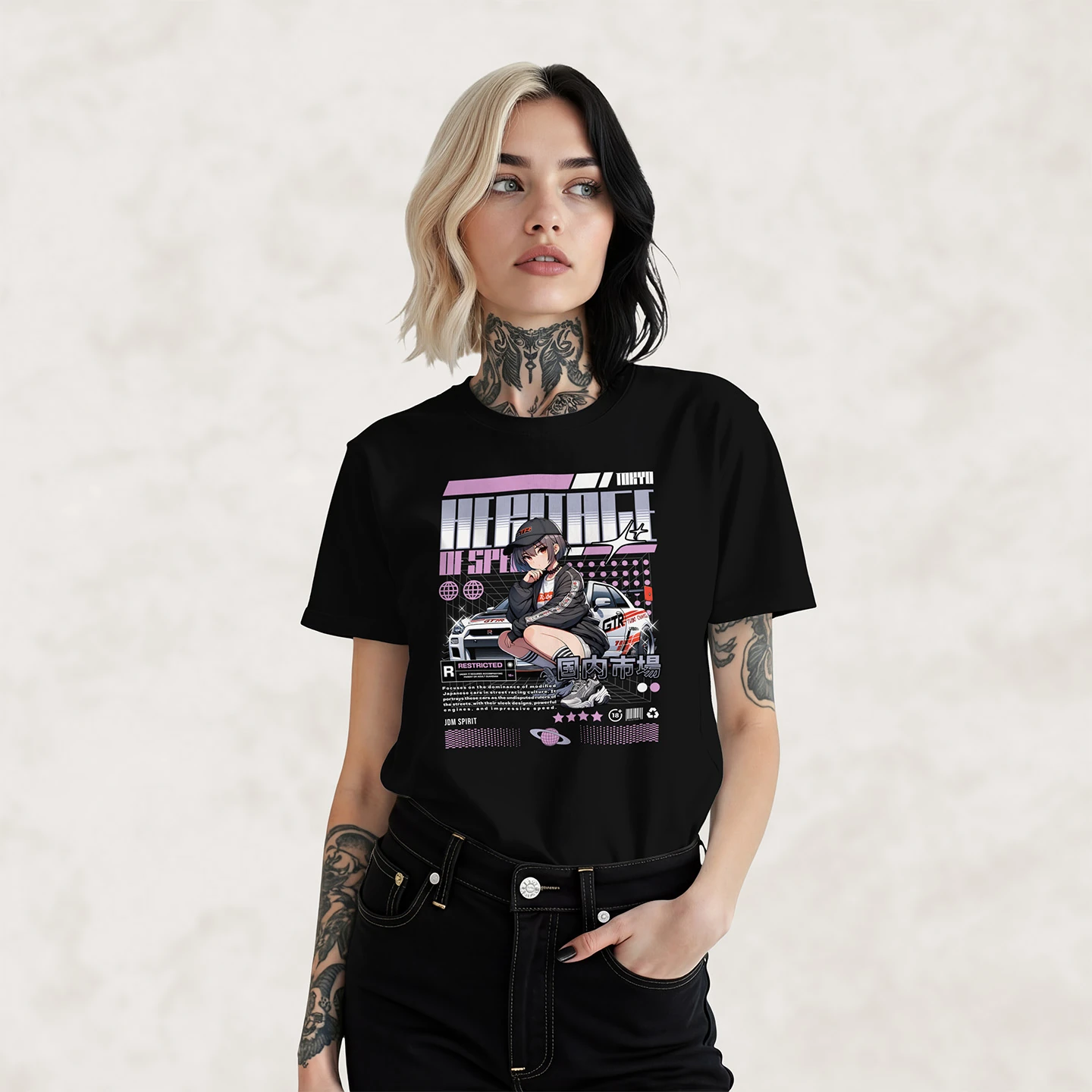 Heart of Speed Girl | Unisex Jersey Short Sleeve Tee - Image 2