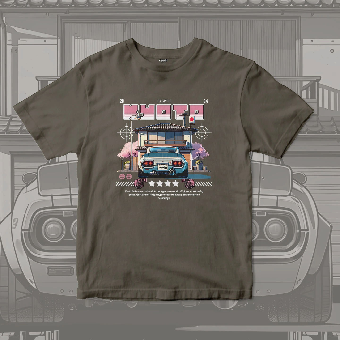 Kyoto Street Machine | Unisex Jersey Short Sleeve Tee - Image 15