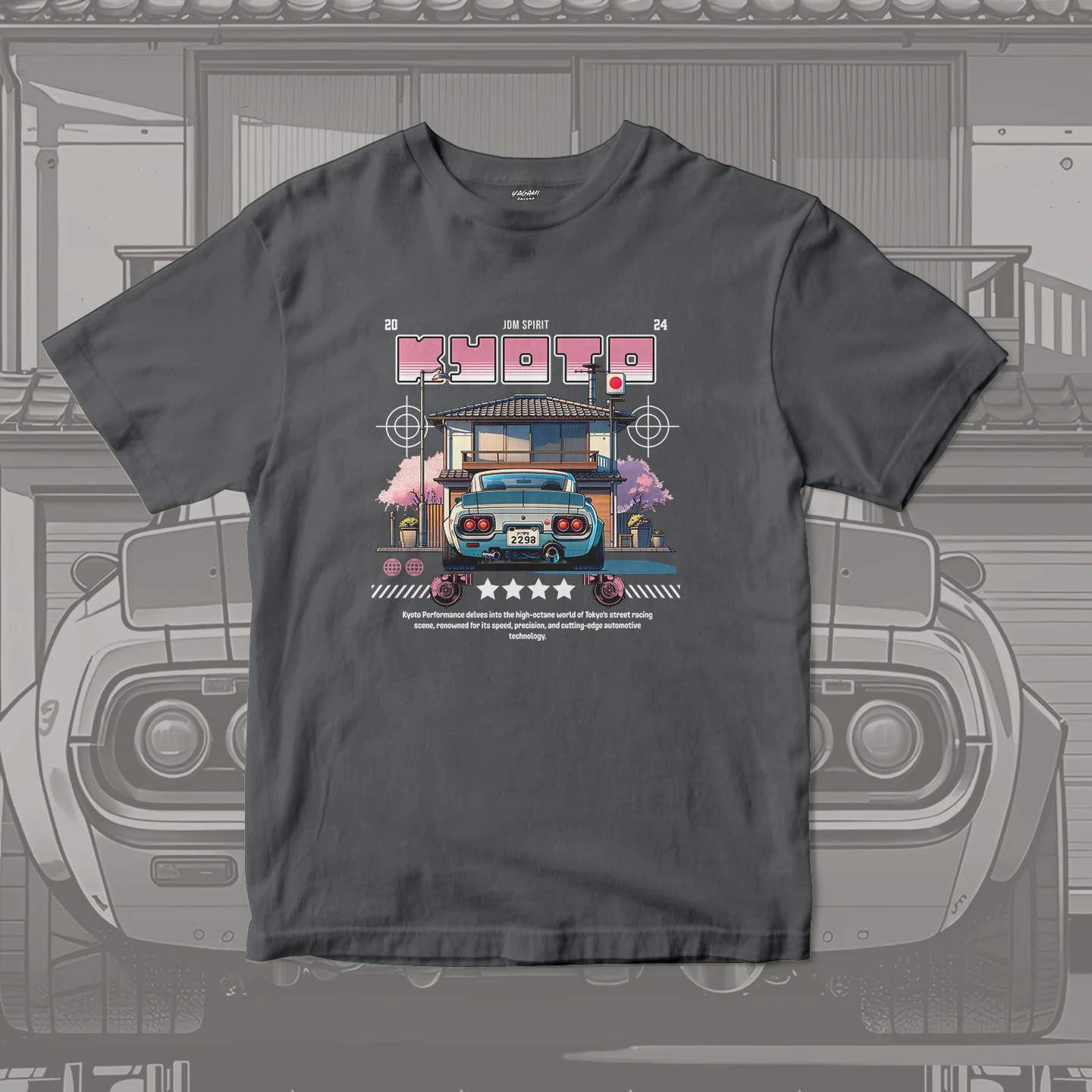 Kyoto Street Machine | Unisex Jersey Short Sleeve Tee - Image 14
