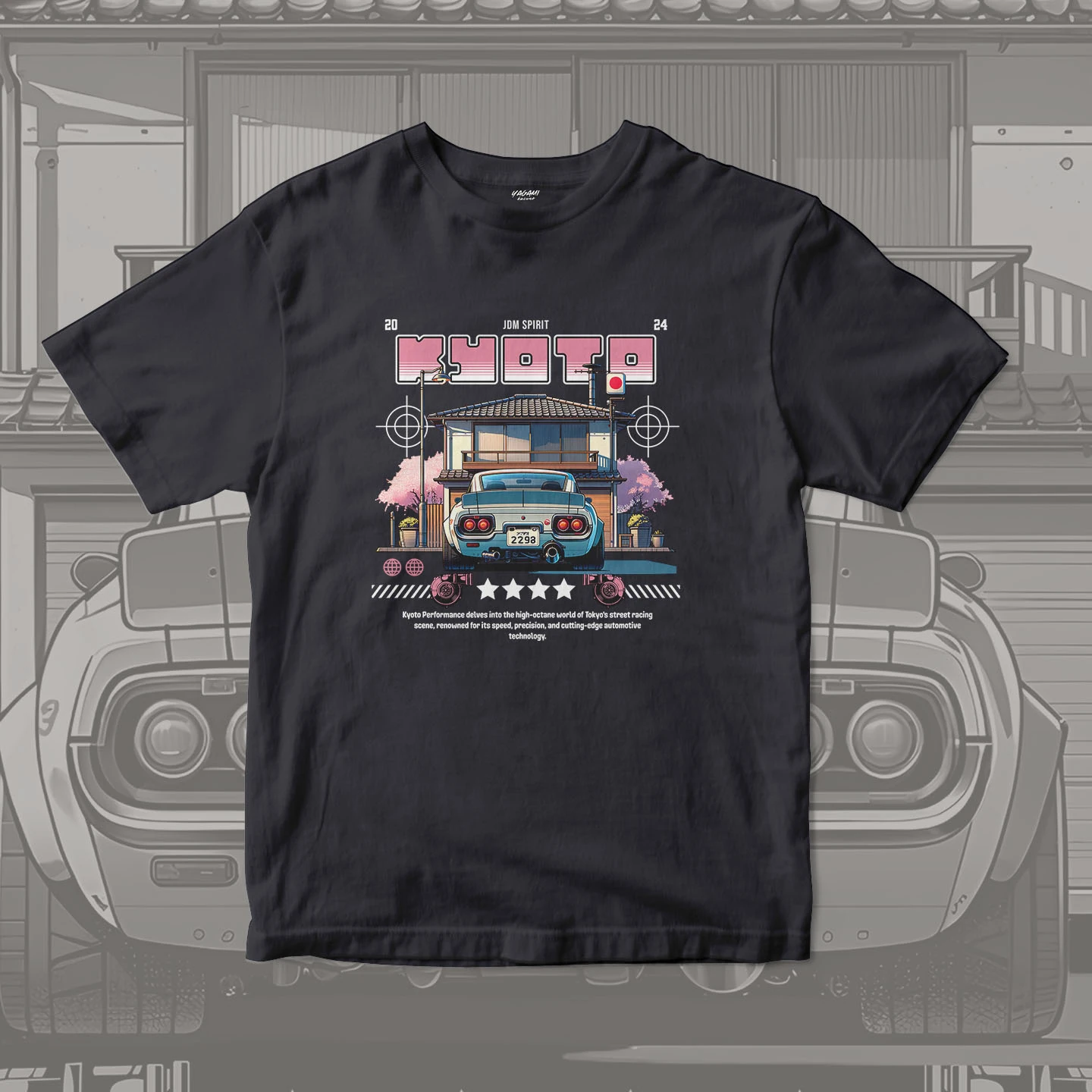Kyoto Street Machine | Unisex Jersey Short Sleeve Tee - Image 12