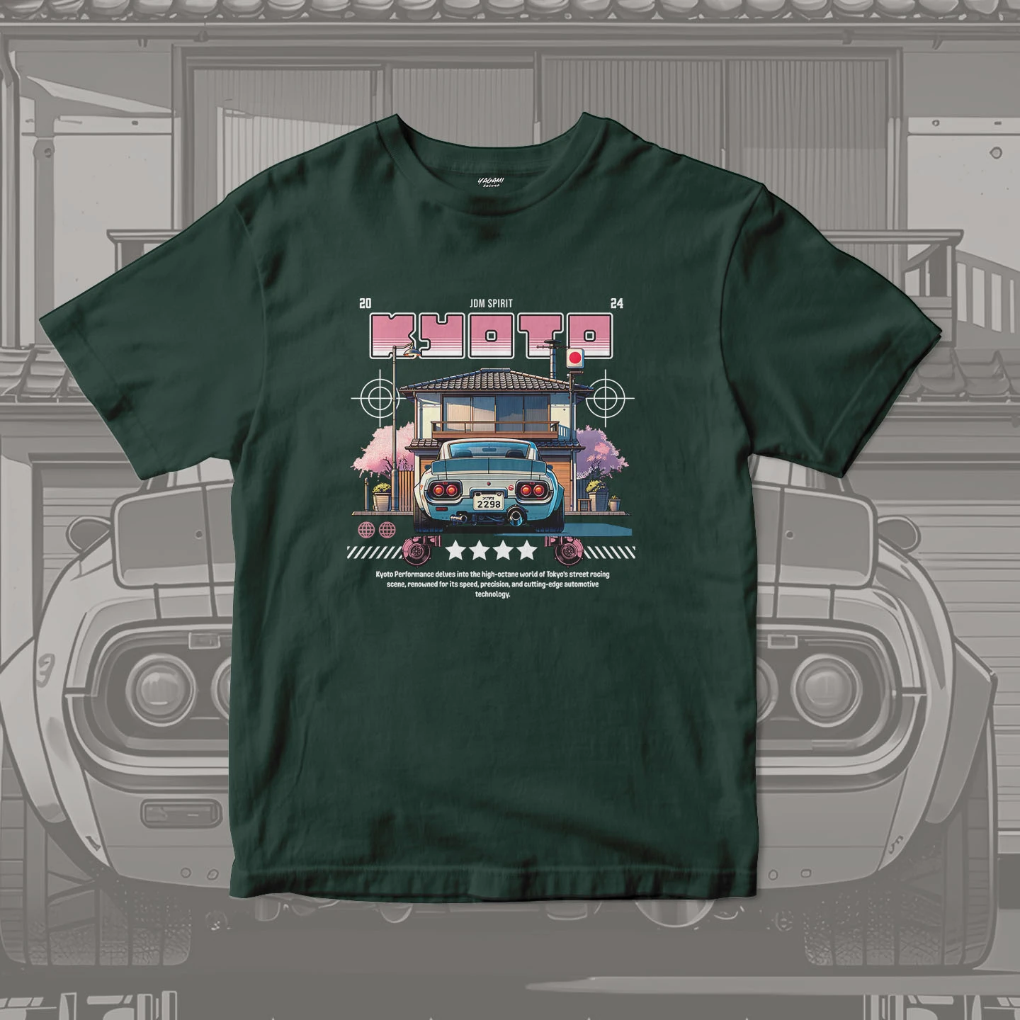 Kyoto Street Machine | Unisex Jersey Short Sleeve Tee - Image 11