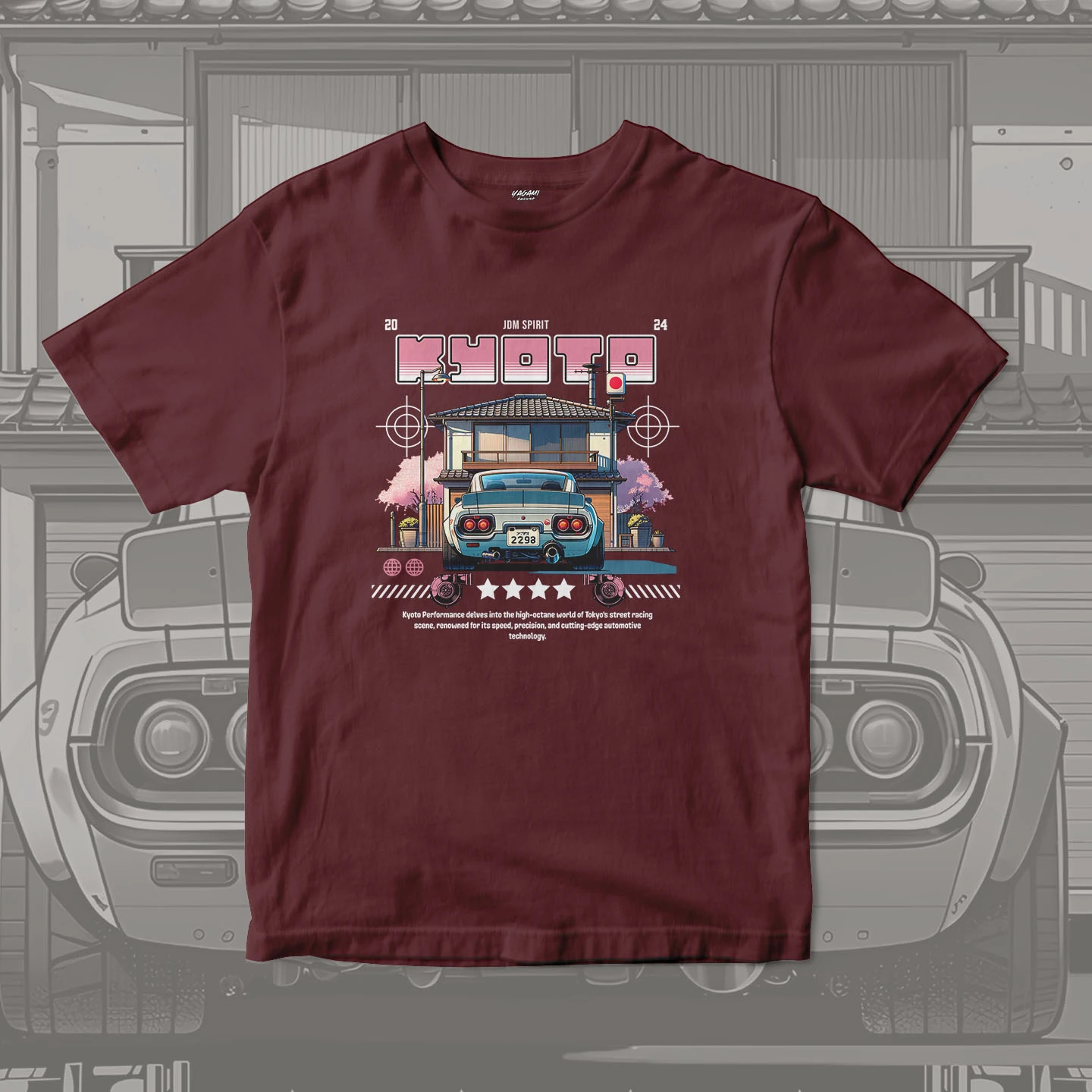 Kyoto Street Machine | Unisex Jersey Short Sleeve Tee - Image 9