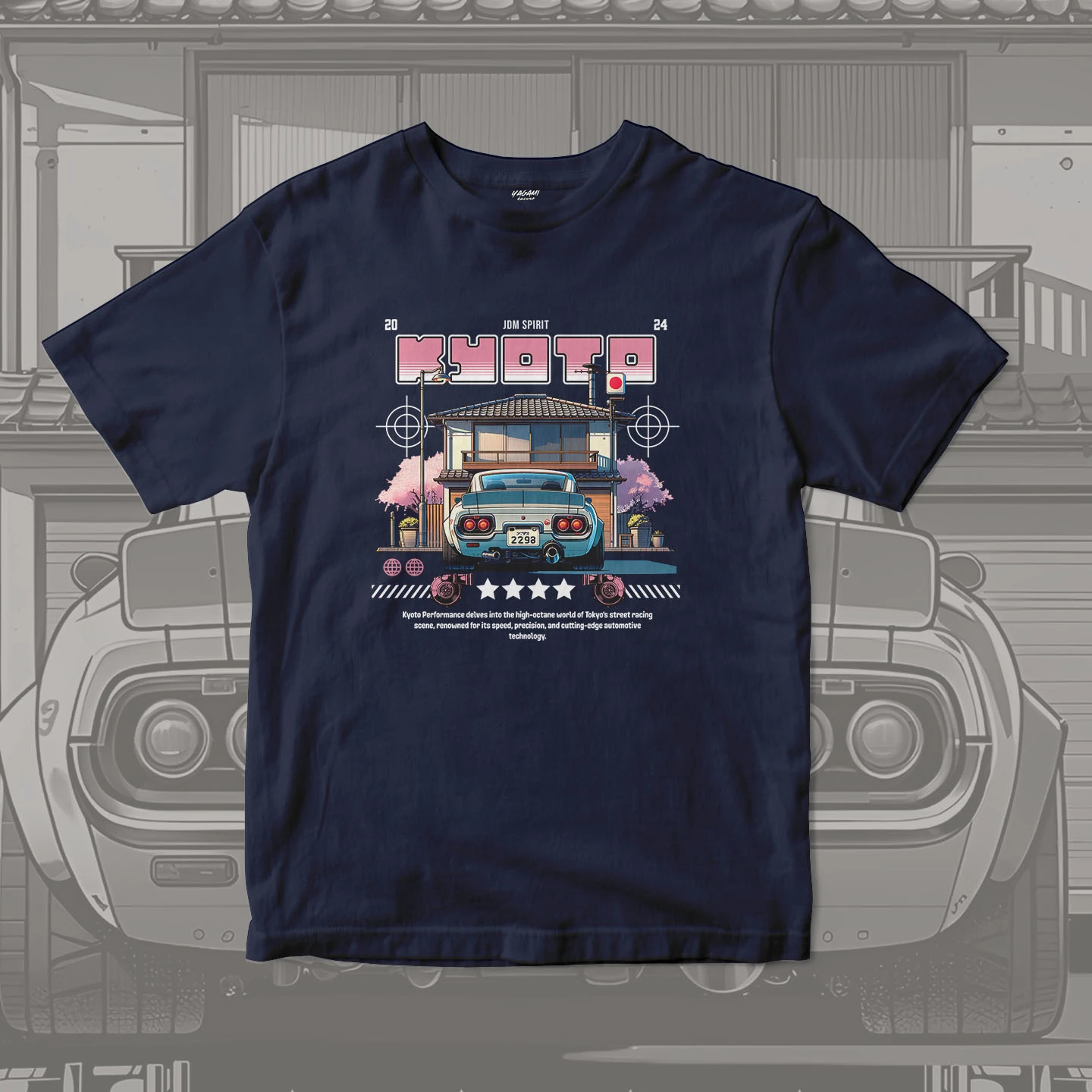 Kyoto Street Machine | Unisex Jersey Short Sleeve Tee - Image 8