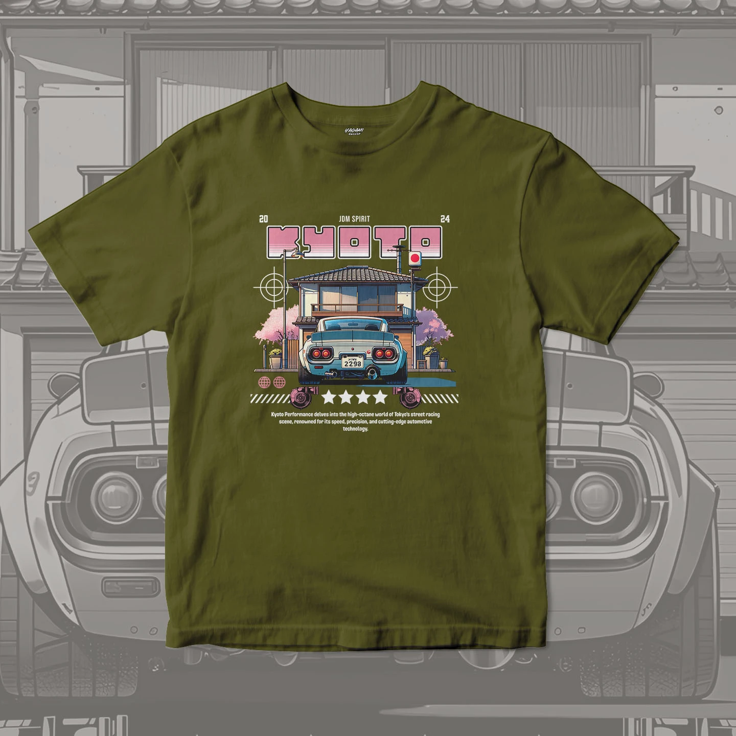 Kyoto Street Machine | Unisex Jersey Short Sleeve Tee - Image 7
