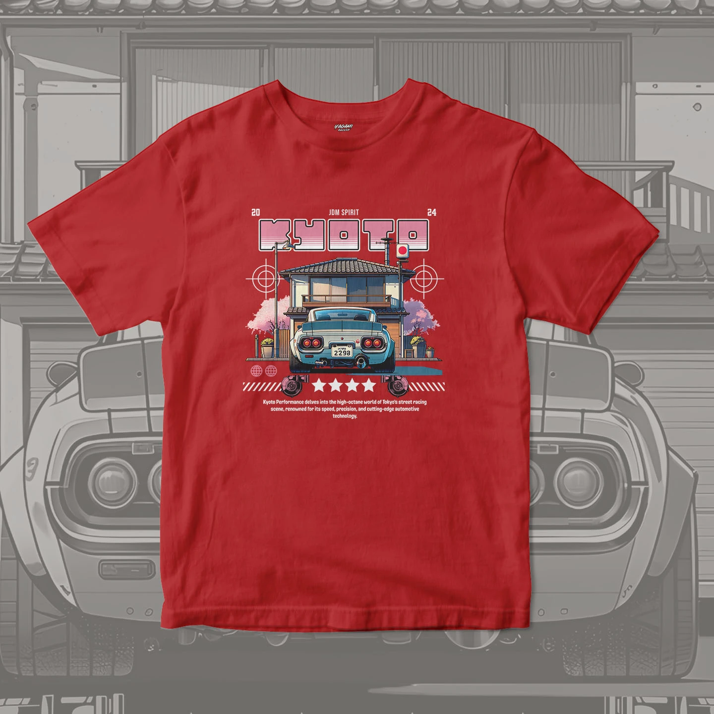 Kyoto Street Machine | Unisex Jersey Short Sleeve Tee - Image 6
