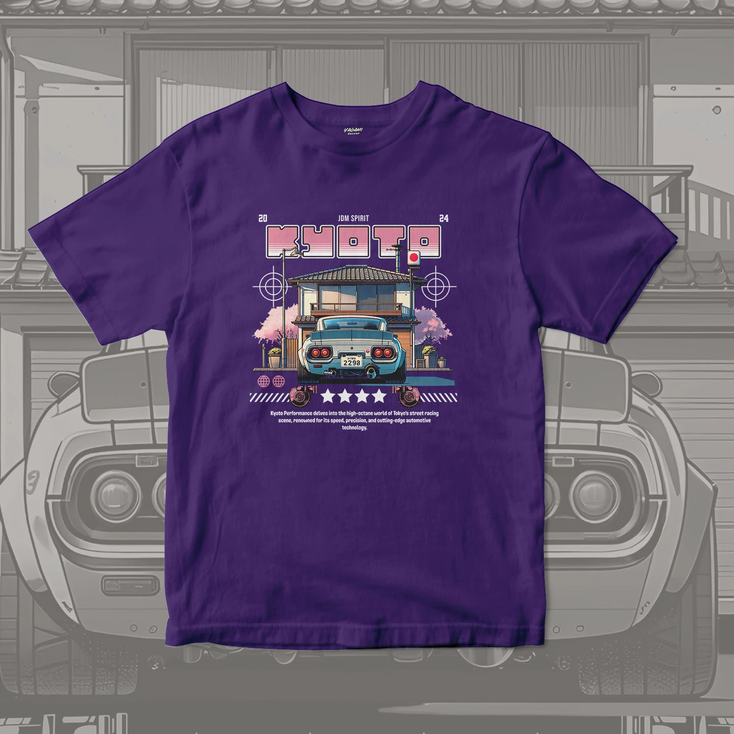 Kyoto Street Machine | Unisex Jersey Short Sleeve Tee - Image 5