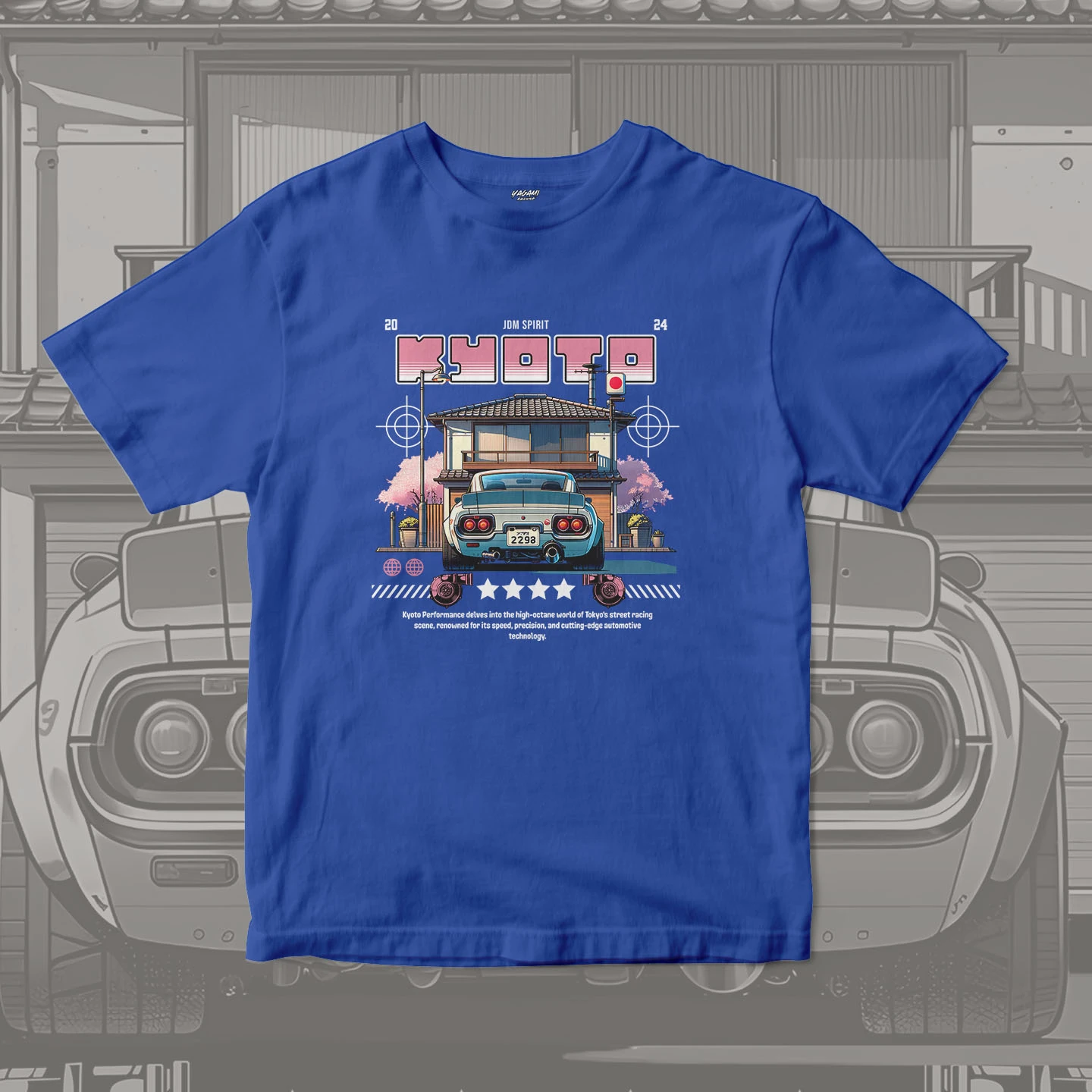 Kyoto Street Machine | Unisex Jersey Short Sleeve Tee - Image 4