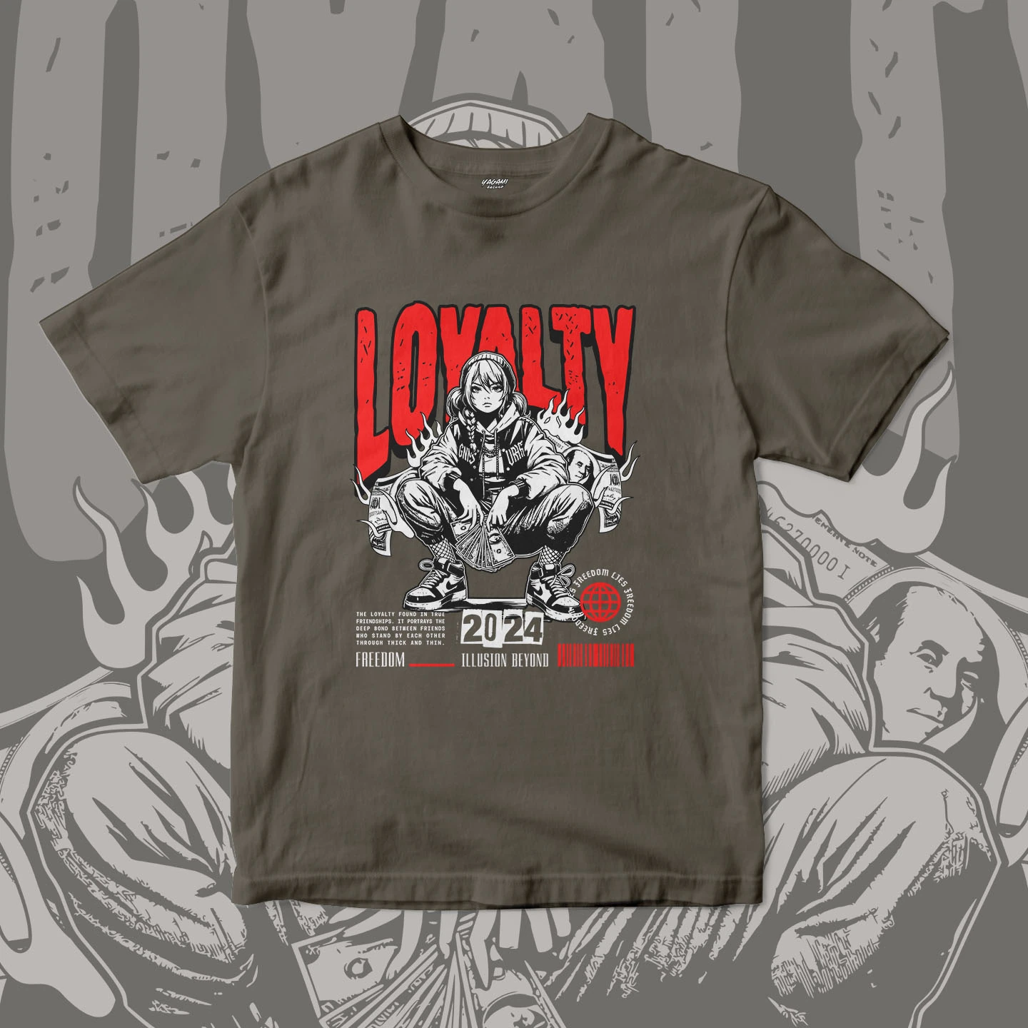 Street Loyalty Girl | Unisex Jersey Short Sleeve Tee - Image 14