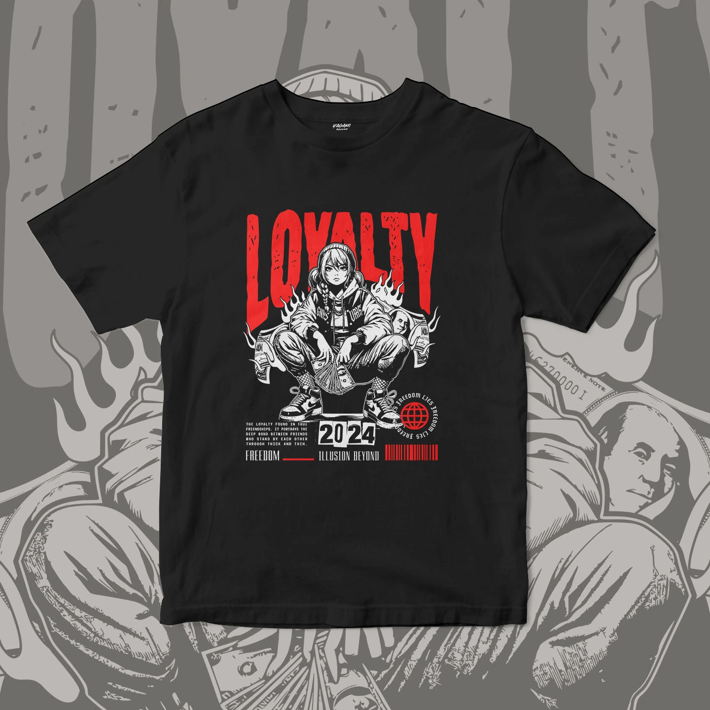 Street Loyalty Girl | Unisex Jersey Short Sleeve Tee - Image 3