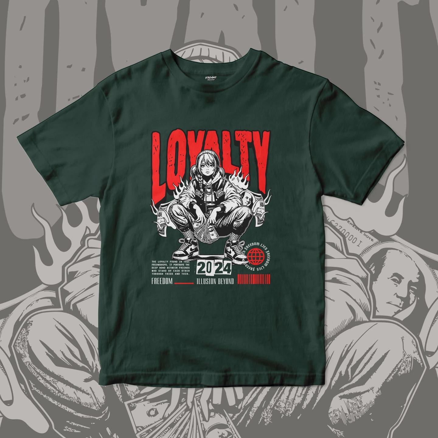 Street Loyalty Girl | Unisex Jersey Short Sleeve Tee - Image 10