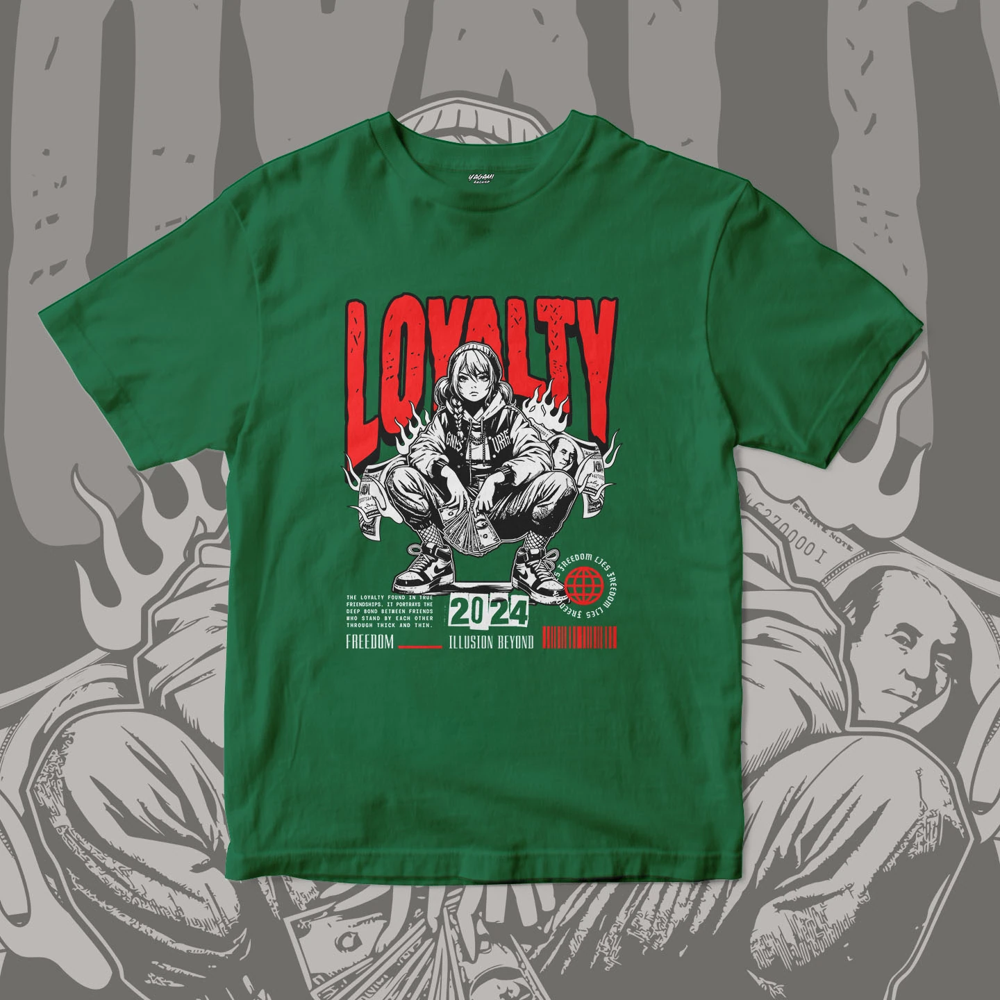 Street Loyalty Girl | Unisex Jersey Short Sleeve Tee - Image 9