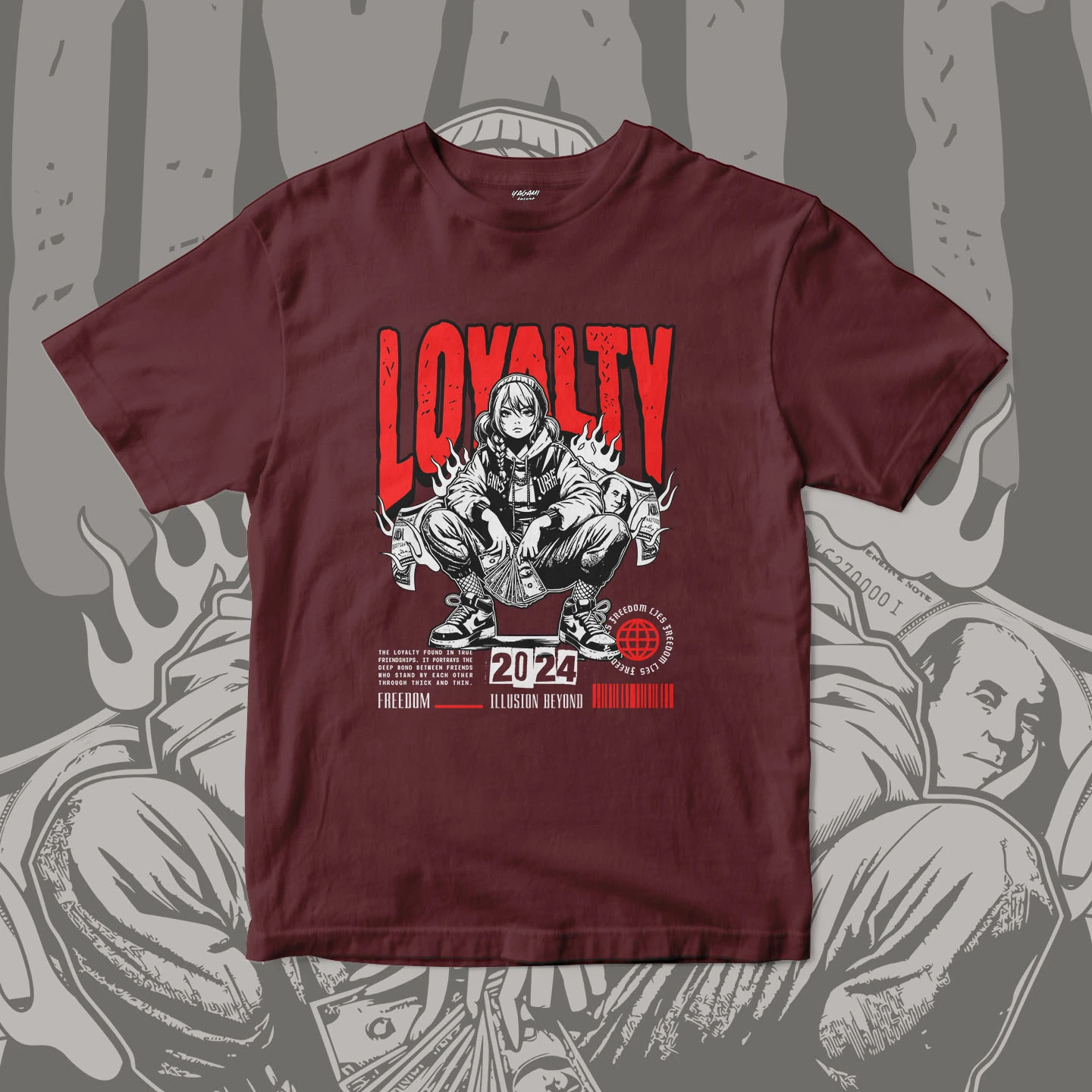 Street Loyalty Girl | Unisex Jersey Short Sleeve Tee - Image 8