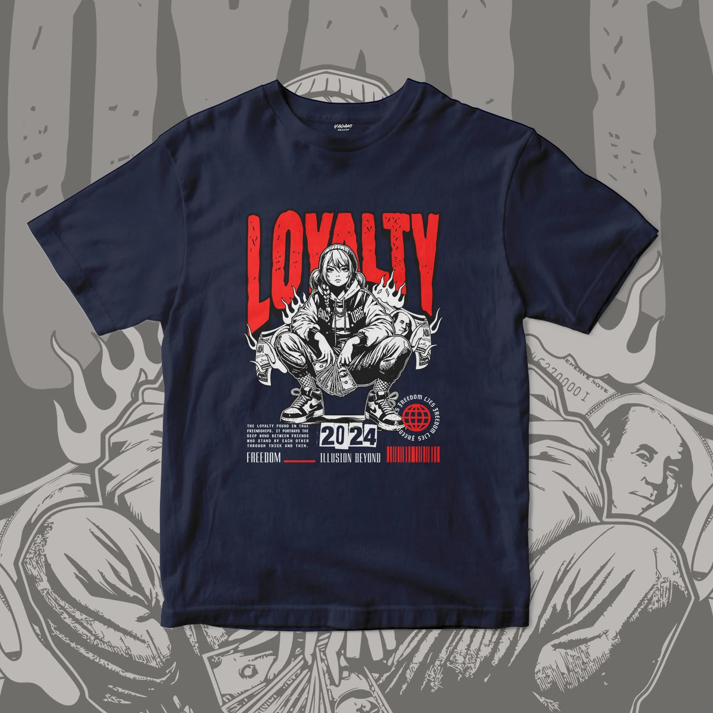 Street Loyalty Girl | Unisex Jersey Short Sleeve Tee - Image 7