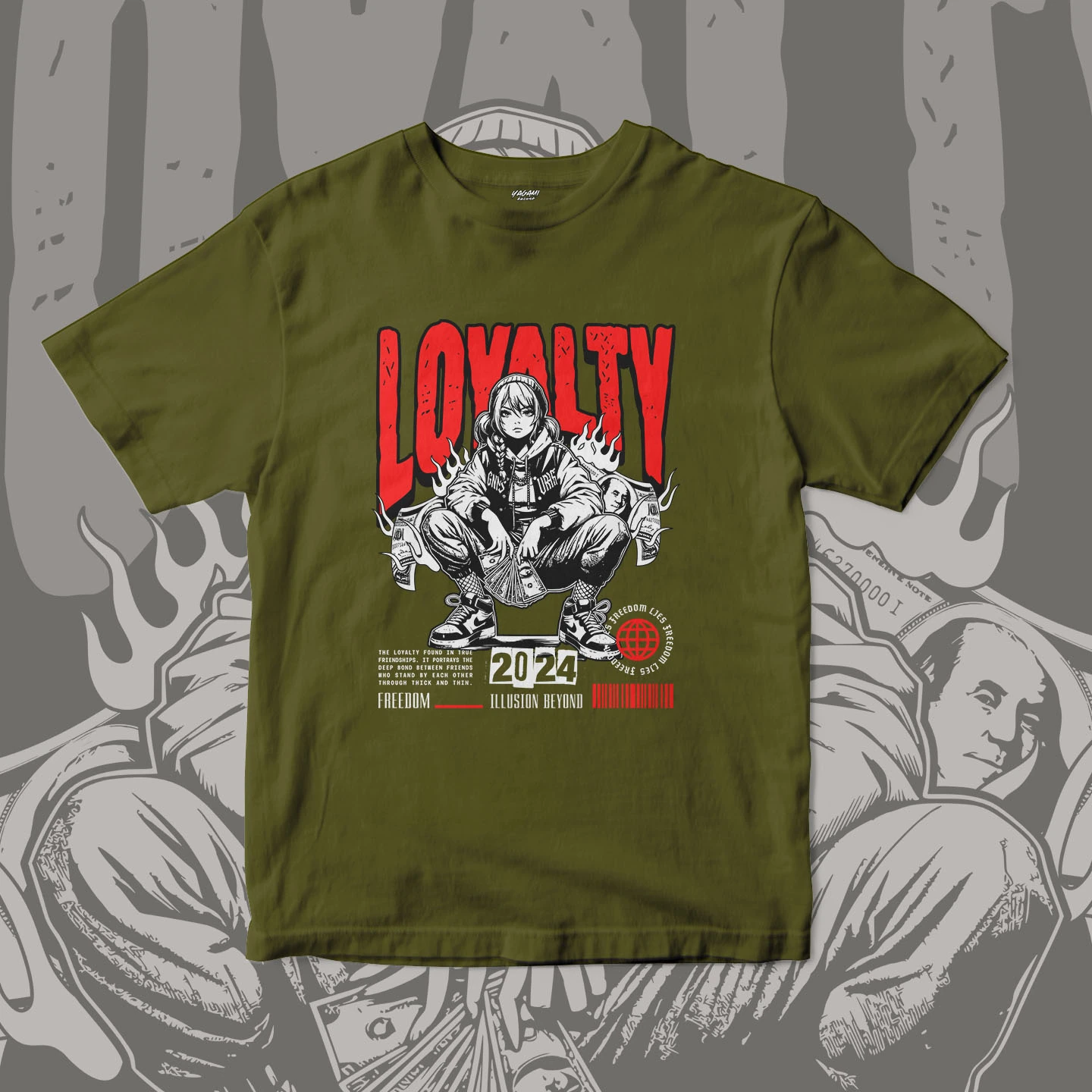 Street Loyalty Girl | Unisex Jersey Short Sleeve Tee - Image 6