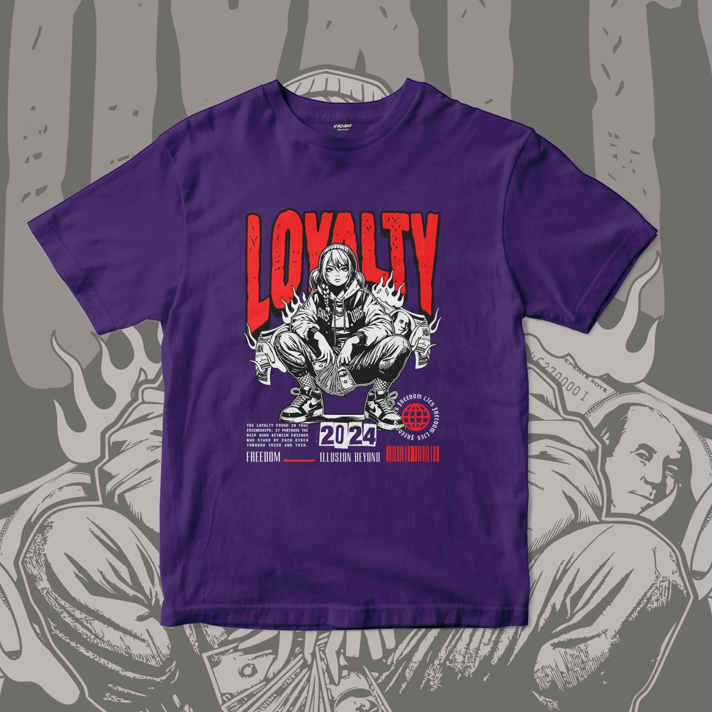 Street Loyalty Girl | Unisex Jersey Short Sleeve Tee - Image 5