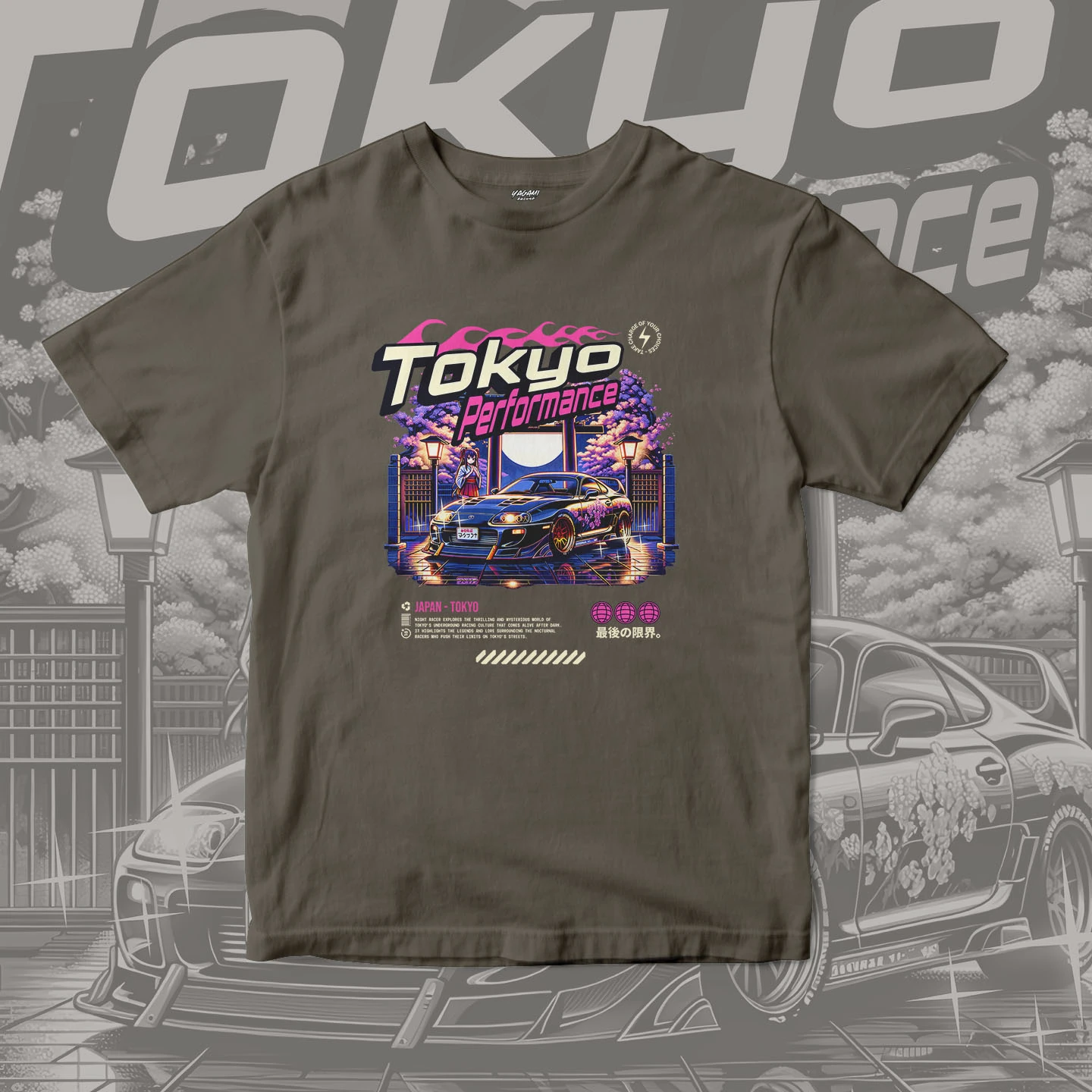 Tokyo Night Racer | Unisex Jersey Short Sleeve Tee - Image 14
