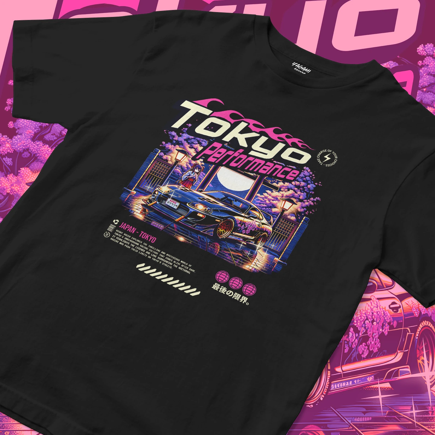 Tokyo Night Racer | Unisex Jersey Short Sleeve Tee