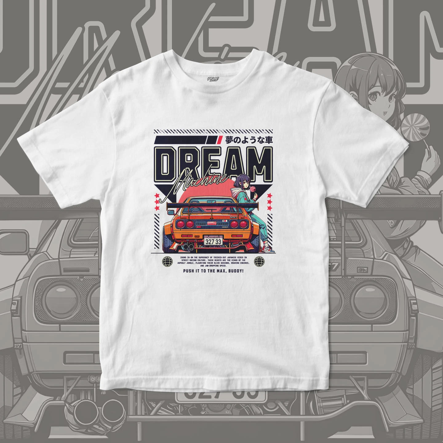 Dream Machine Racer | Unisex Jersey Short Sleeve Tee - Image 3