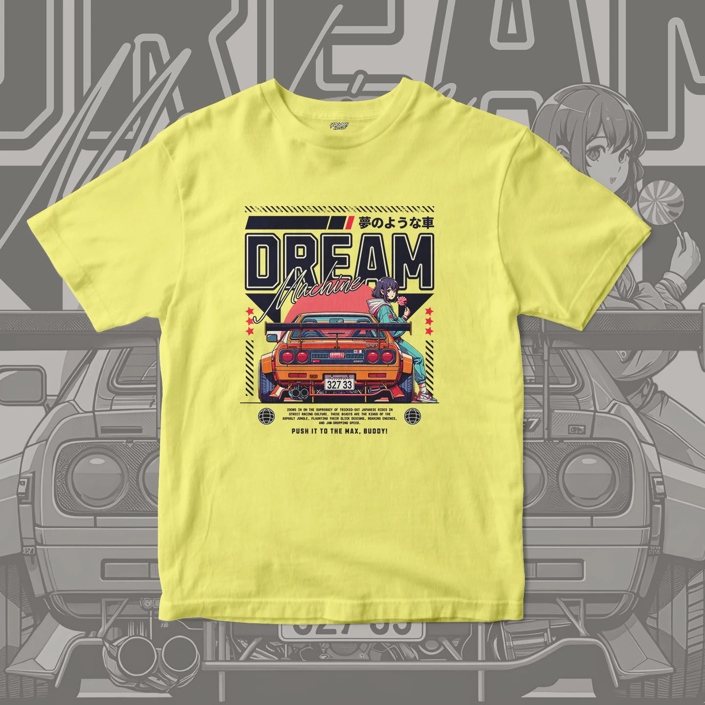 Dream Machine Racer | Unisex Jersey Short Sleeve Tee - Image 4