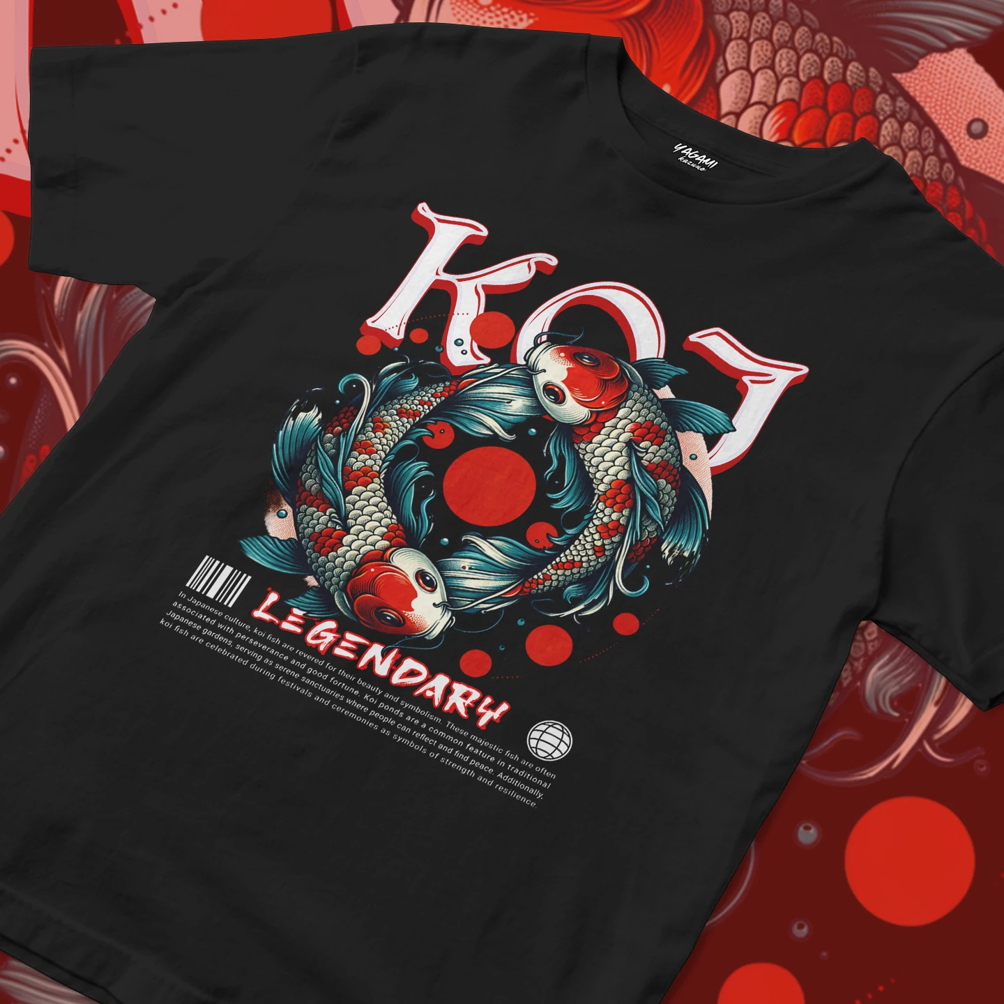 Koi Legend Circle | Unisex Jersey Short Sleeve Tee