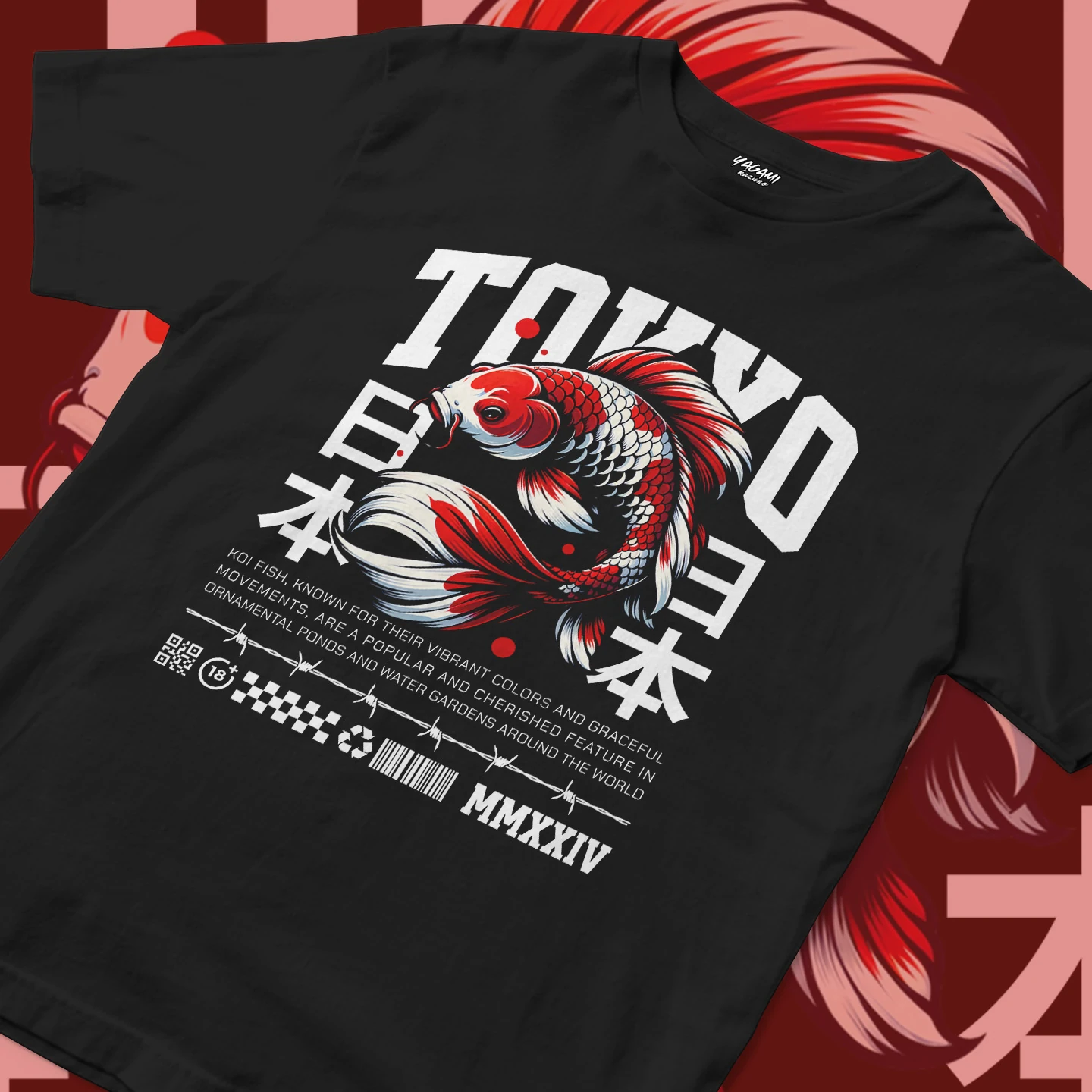 Tokyo Koi Spirit | Unisex Jersey Short Sleeve Tee