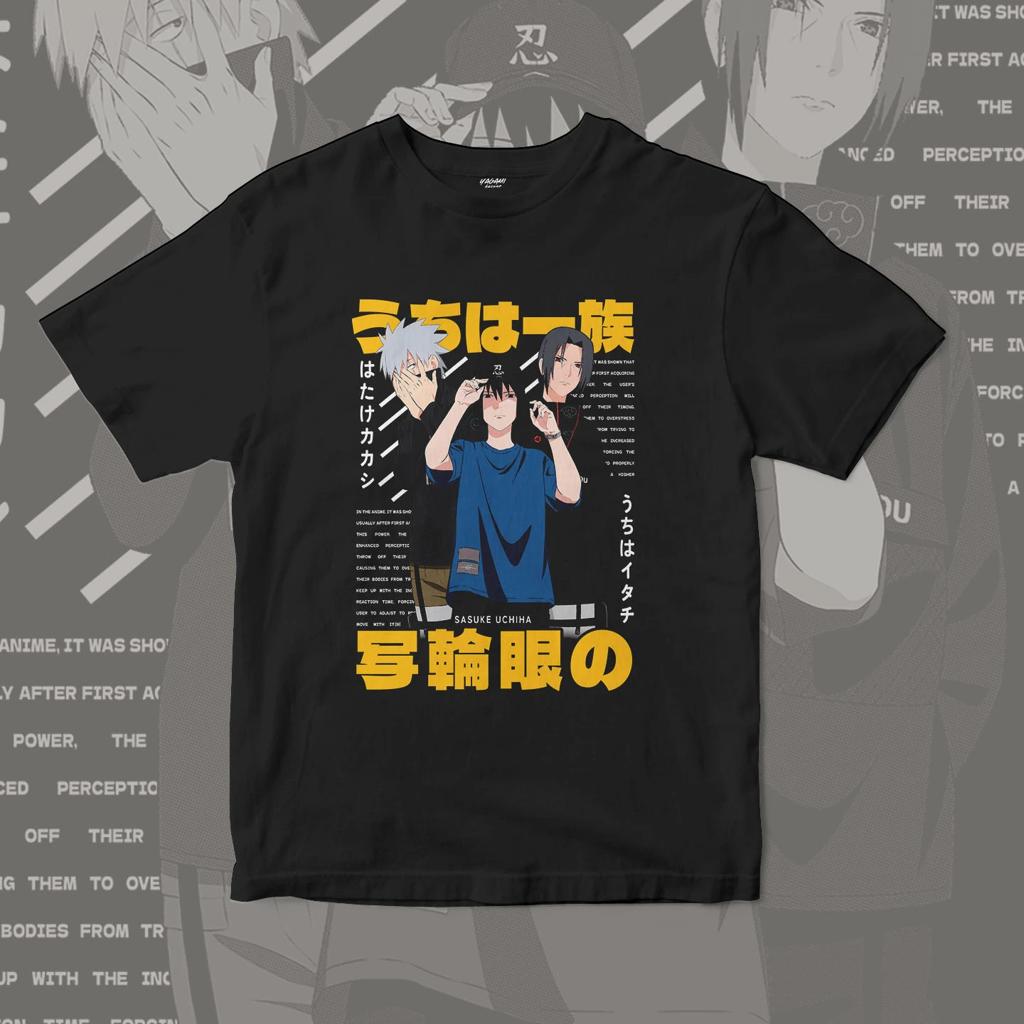 Sasuke Kakashi Itachi Trio | Unisex Jersey Short Sleeve Tee - Image 3