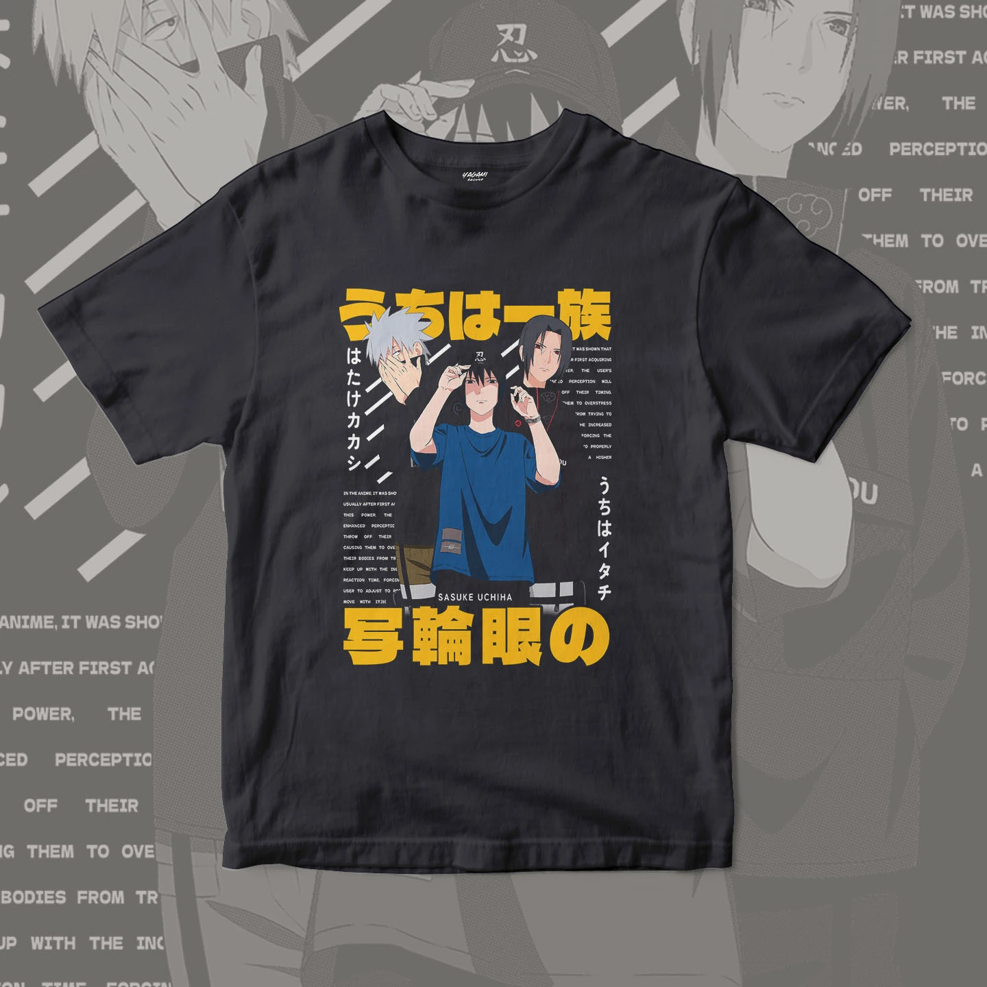 Sasuke Kakashi Itachi Trio | Unisex Jersey Short Sleeve Tee - Image 9