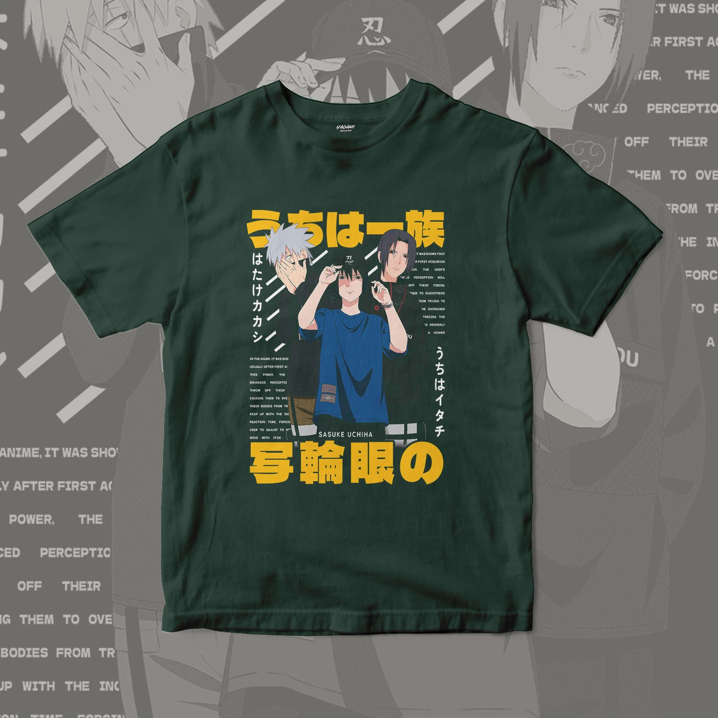 Sasuke Kakashi Itachi Trio | Unisex Jersey Short Sleeve Tee - Image 8