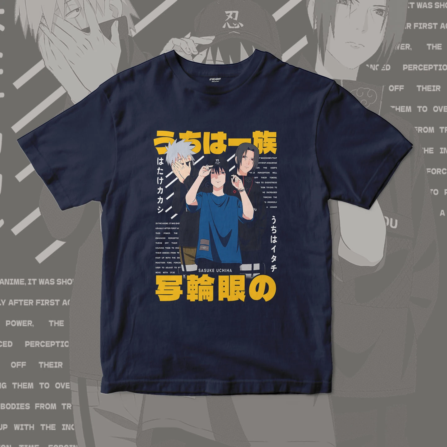 Sasuke Kakashi Itachi Trio | Unisex Jersey Short Sleeve Tee - Image 6