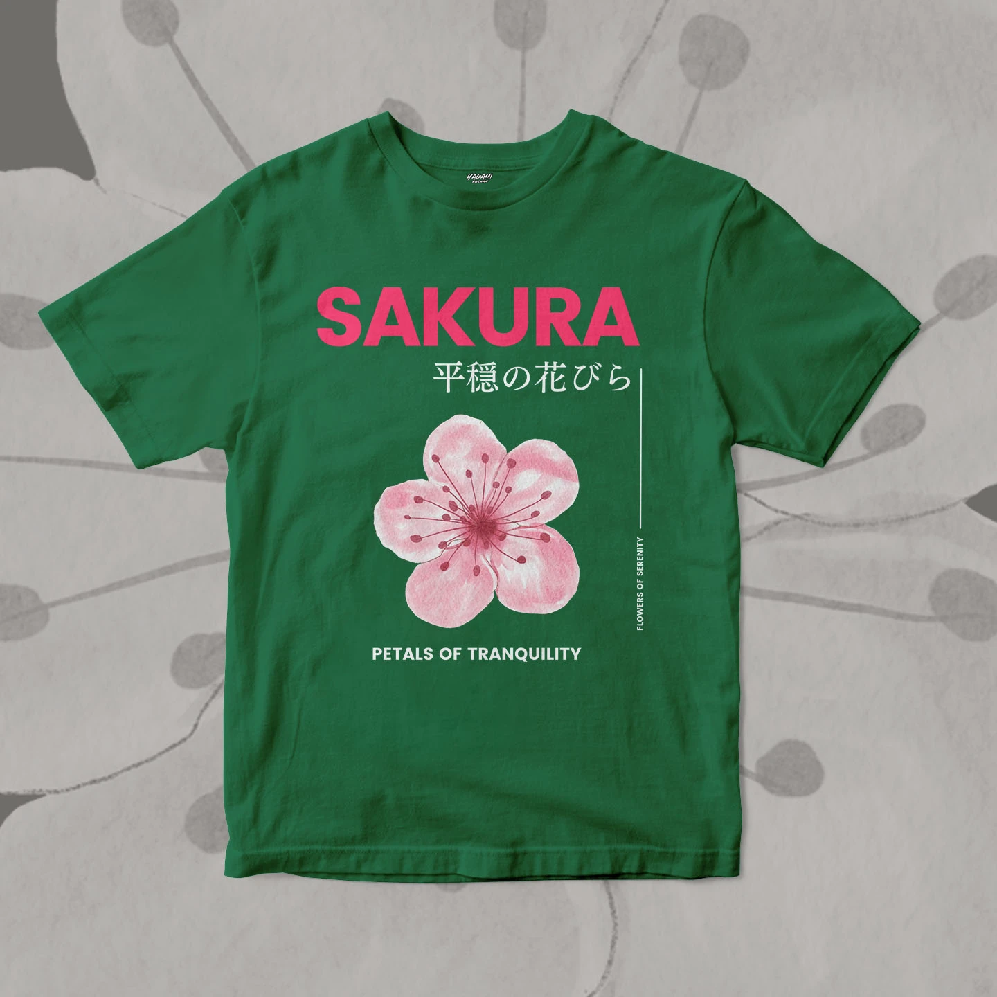 Sakura Petal Tranquility | Unisex Jersey Short Sleeve Tee - Image 9