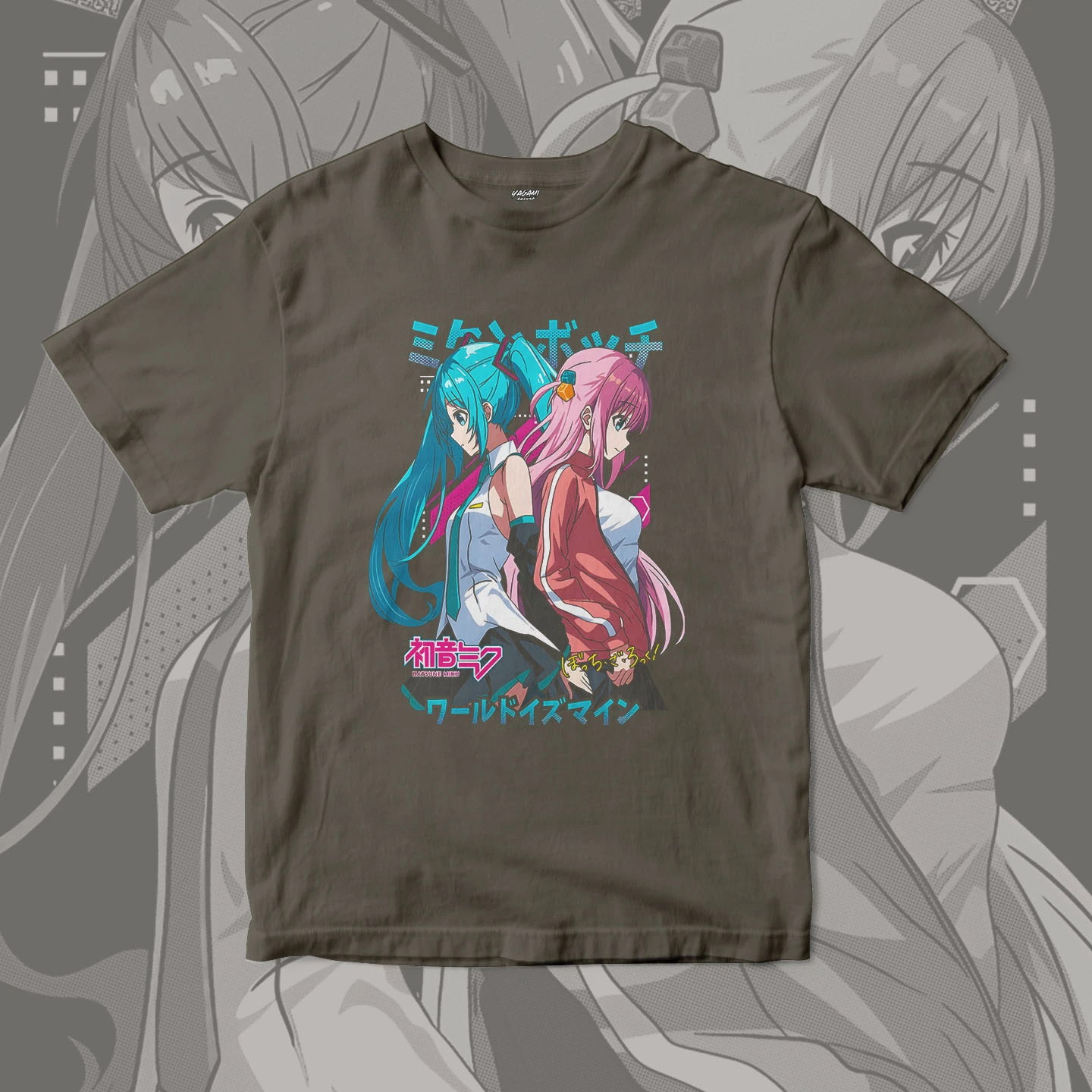 Hatsune Miku Hitori Gotoh Duo | Unisex Jersey Short Sleeve Tee - Image 11