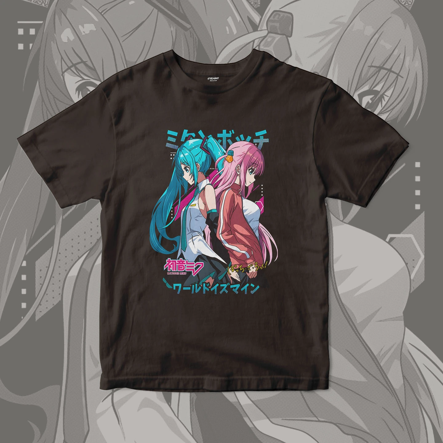 Hatsune Miku Hitori Gotoh Duo | Unisex Jersey Short Sleeve Tee - Image 10