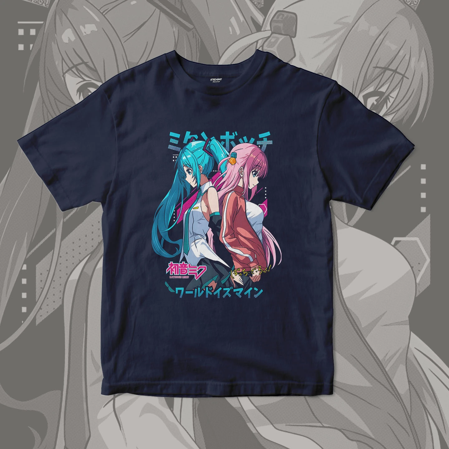 Hatsune Miku Hitori Gotoh Duo | Unisex Jersey Short Sleeve Tee - Image 6