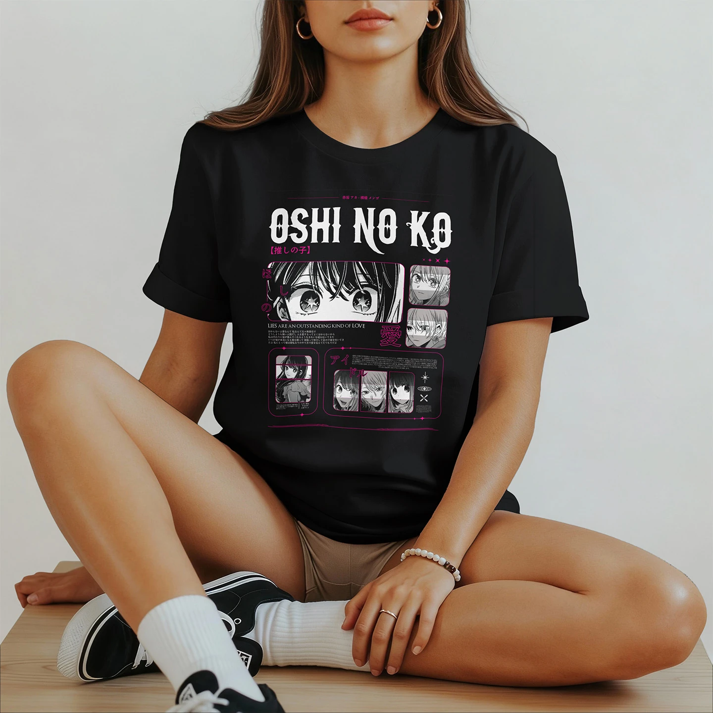 Starry Manga Love | Unisex Jersey Short Sleeve Tee - Image 2