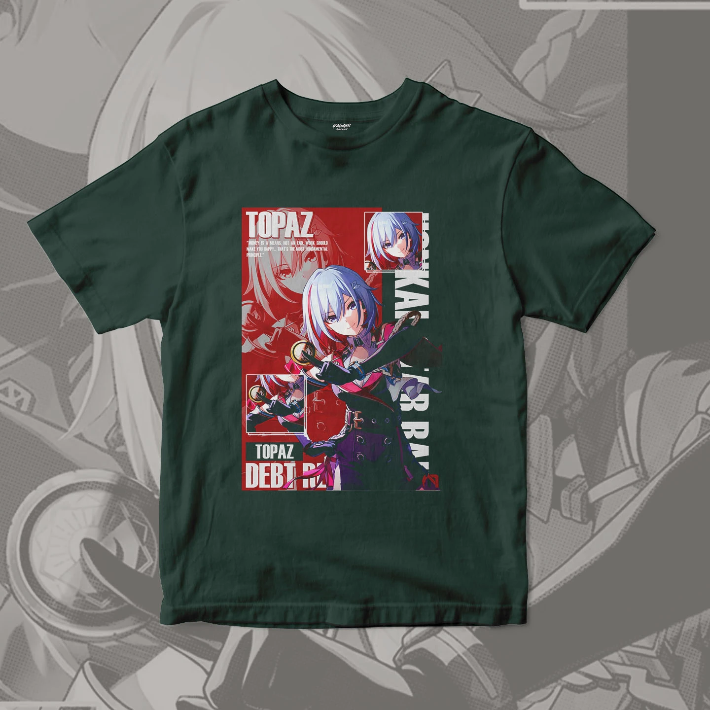 Crimson Gem Heroine | Unisex Jersey Short Sleeve Tee - Image 7